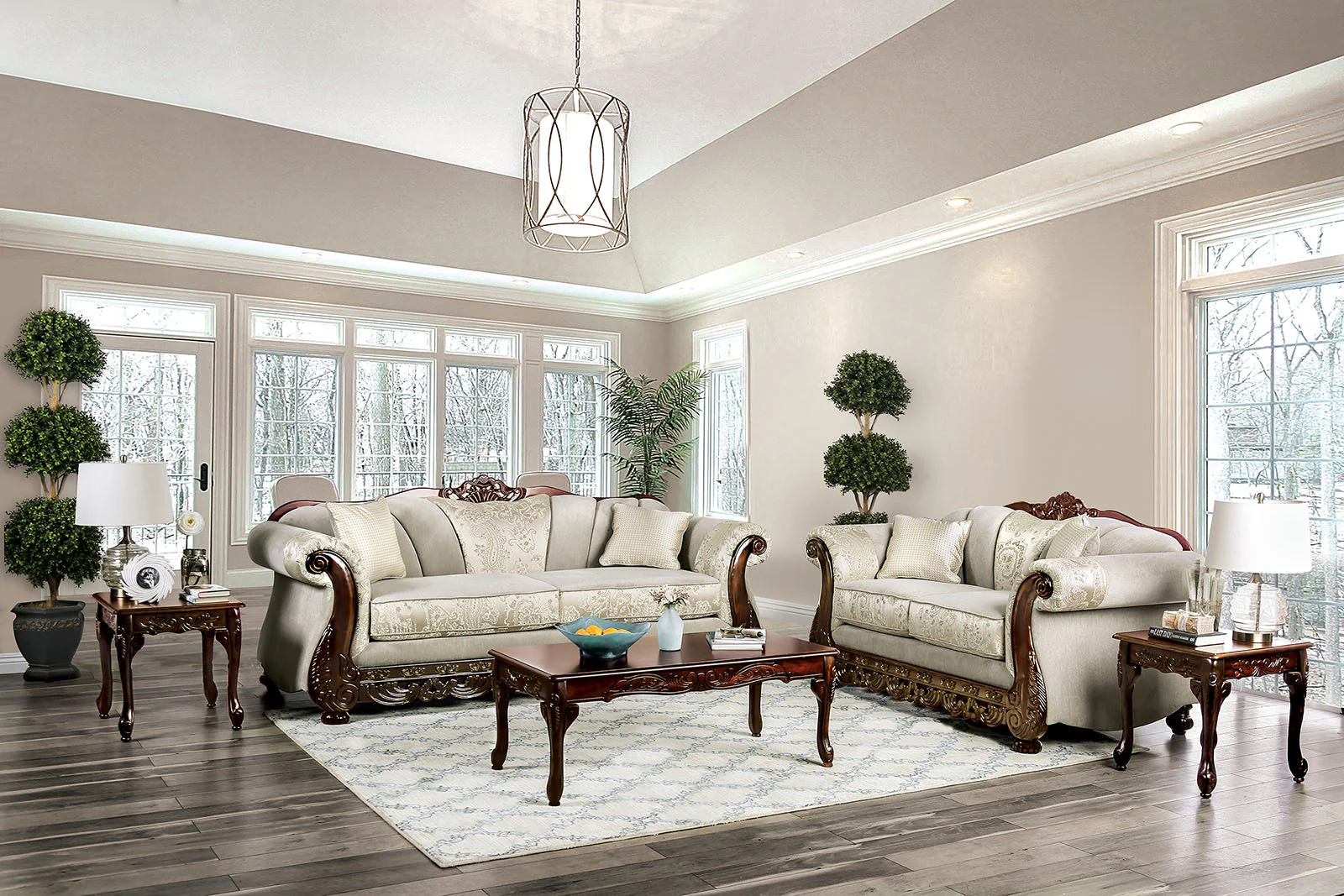 Newdale Ivory Sofa - Image 3