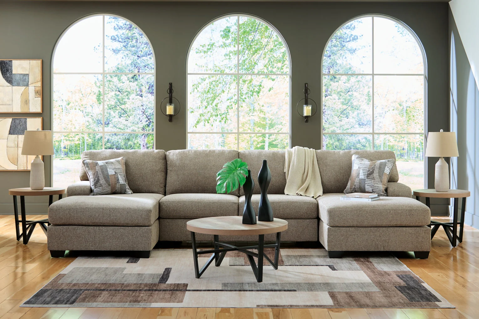 Newellen 3-Piece Sectional with Chaise - Image 5