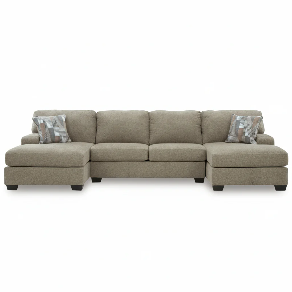 Newellen 3-Piece Sleeper Sectional with Double Chaise