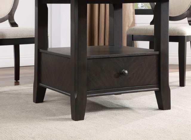 Newforte Espresso/Ivory Dining Table - Image 5
