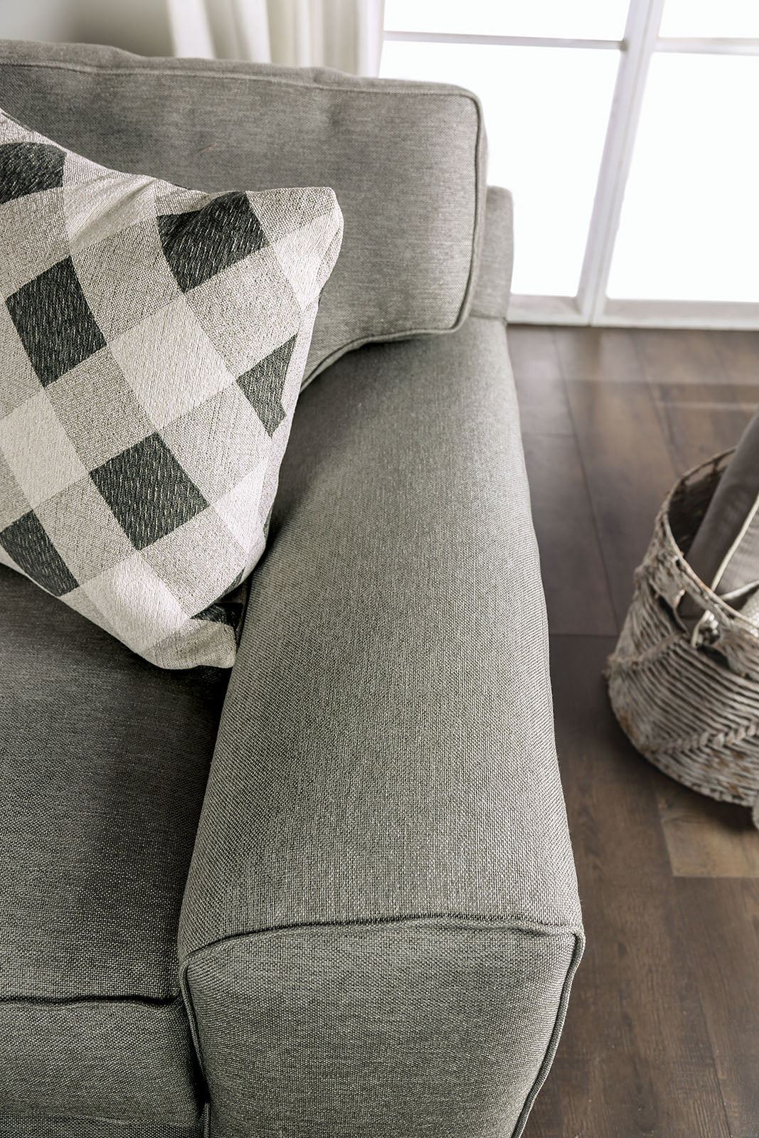 Newry Gray Loveseat - Image 3