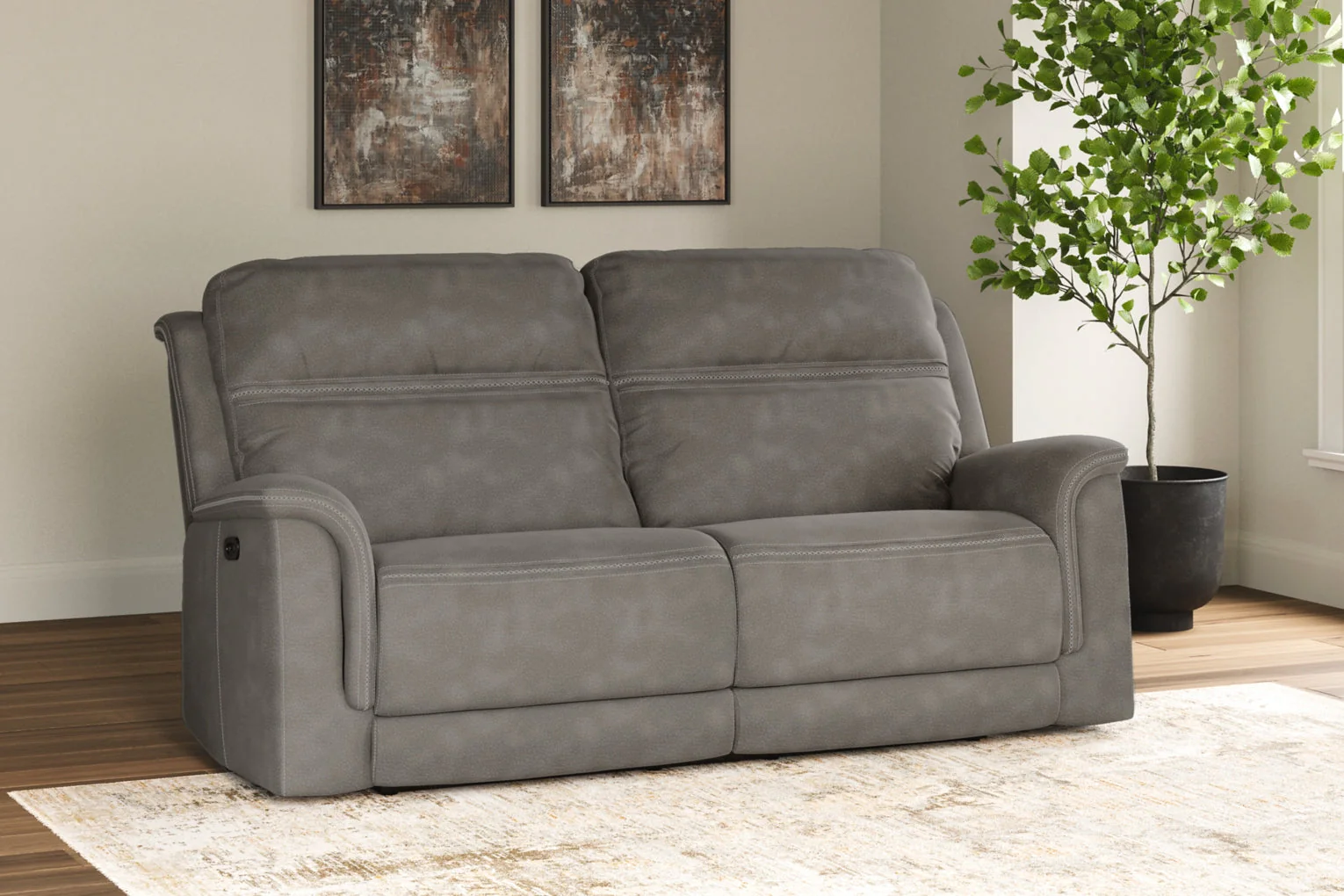 Next-Gen Durapella 2 Seat Power Reclining Sofa Adjustable HDREST - Image 7