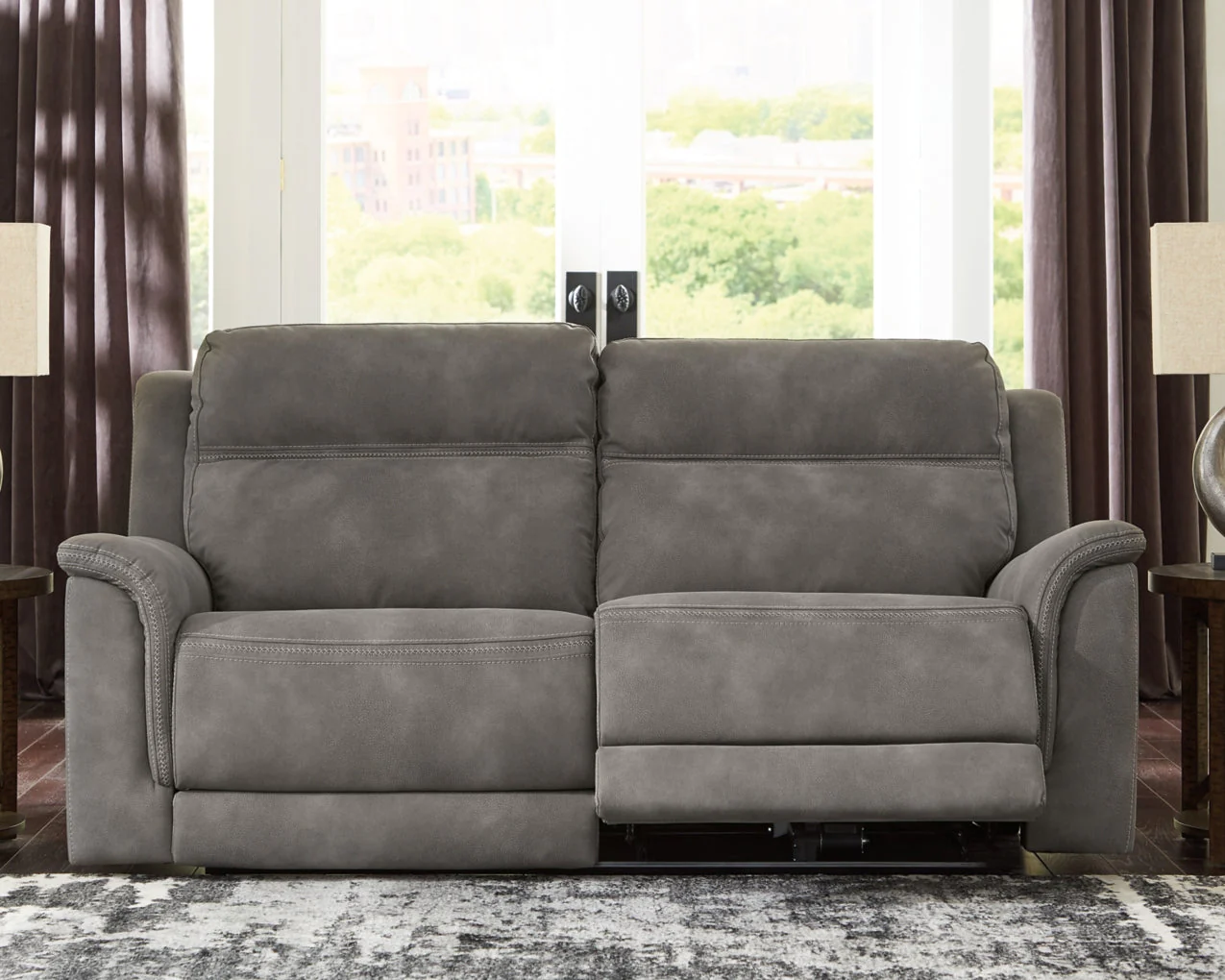 Next-Gen Durapella 2 Seat Power Reclining Sofa Adjustable Head Rest by Ashley - Image 2