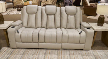 Next Move Reclining Sofa w/Drop Down Table