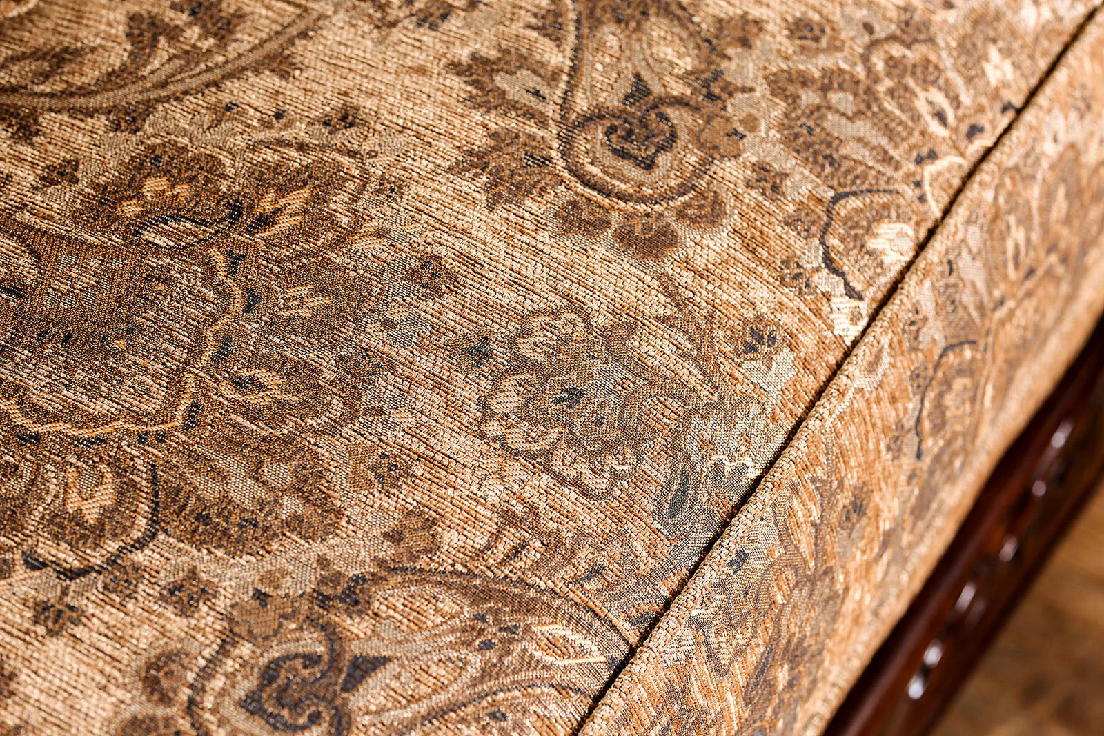 Nicanor Tan/Gold Sofa - Image 7