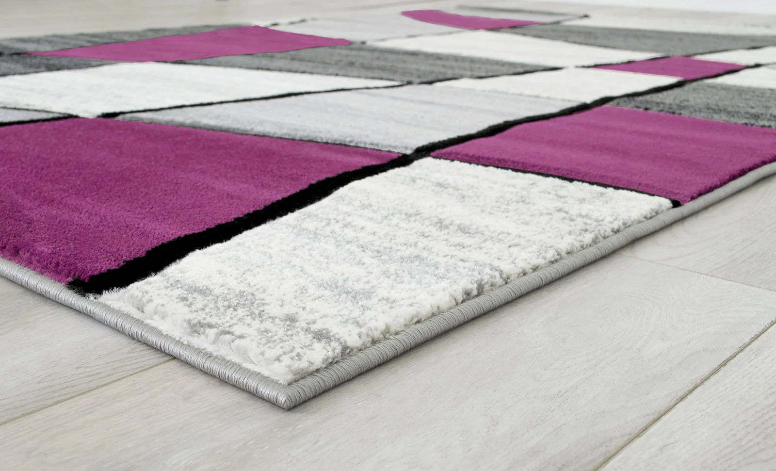 Niksar Gray/Purple 5' X 7' Area Rug - Image 2