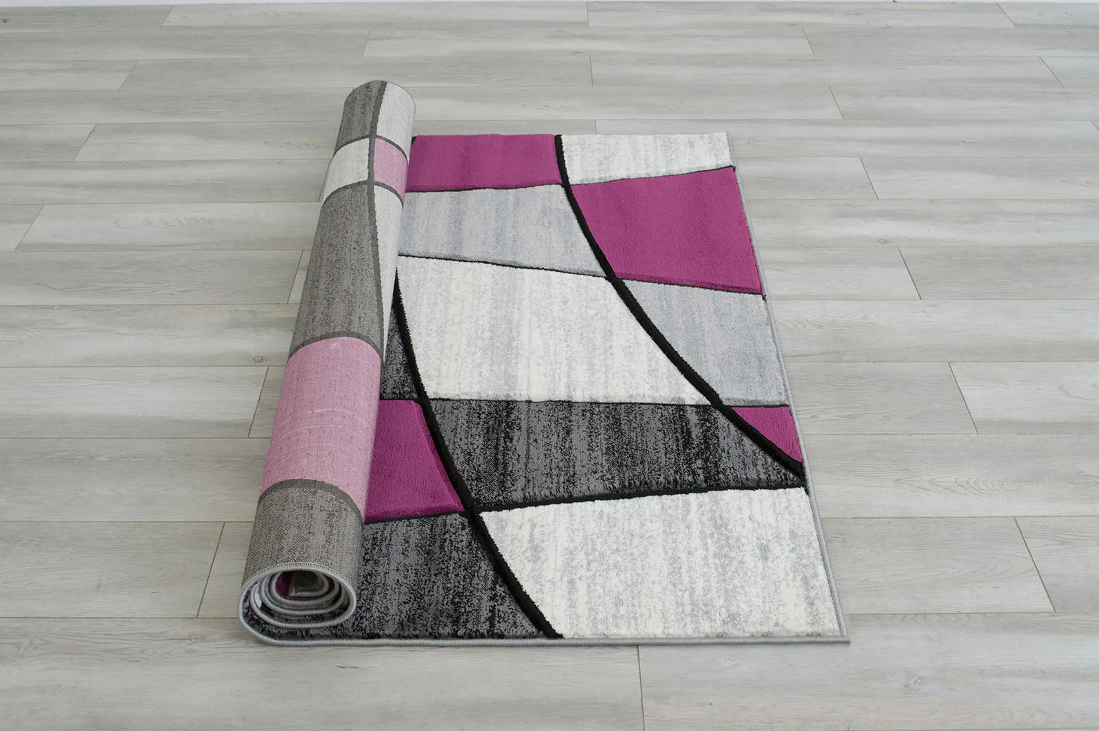 Niksar Gray/Purple 5' X 7' Area Rug - Image 3