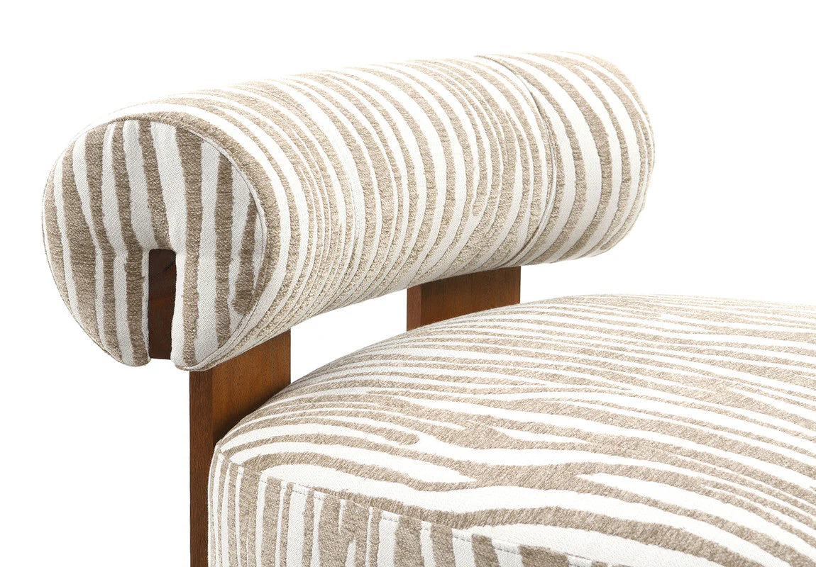Niobe Beige Accent Chair - Image 7