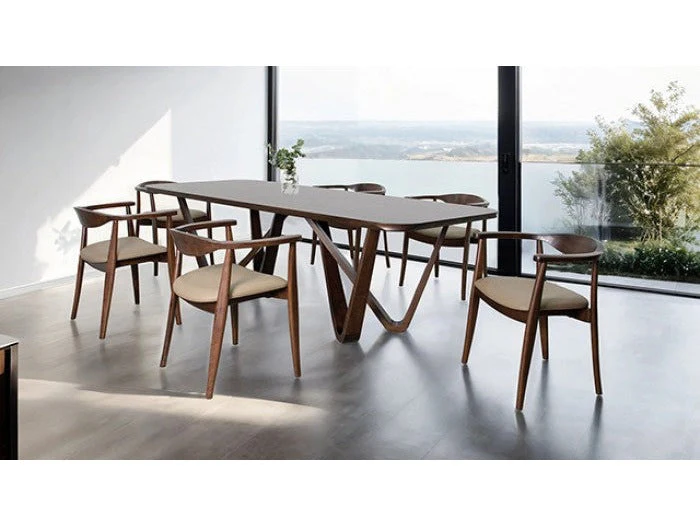 Nordby Walnut Dining Table - Image 2