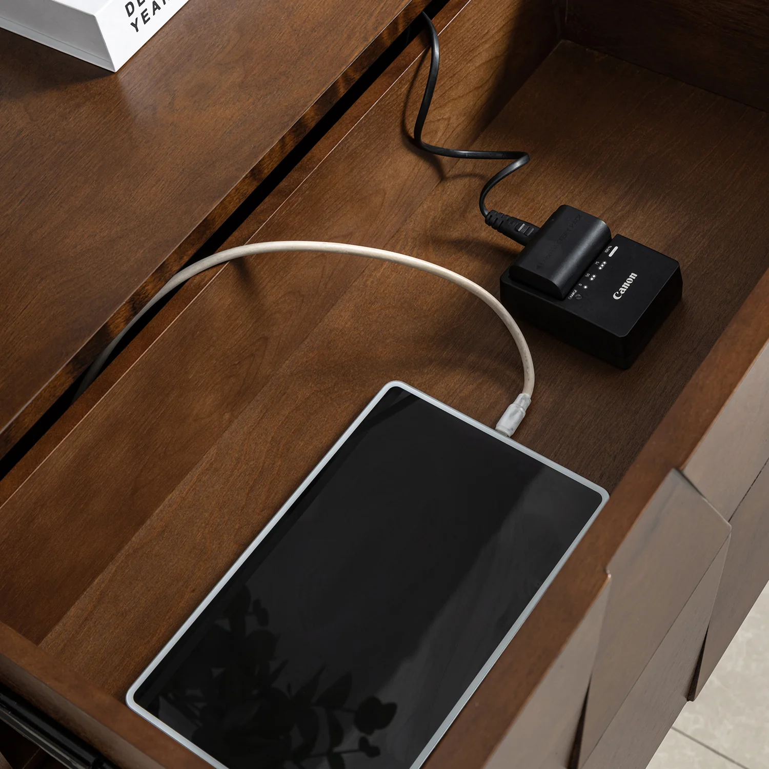 Helga Nightstand in Walnut - Image 6