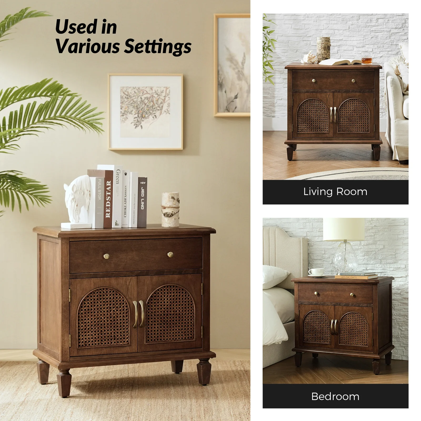 Sebastian Nightstand in Walnut - Image 6