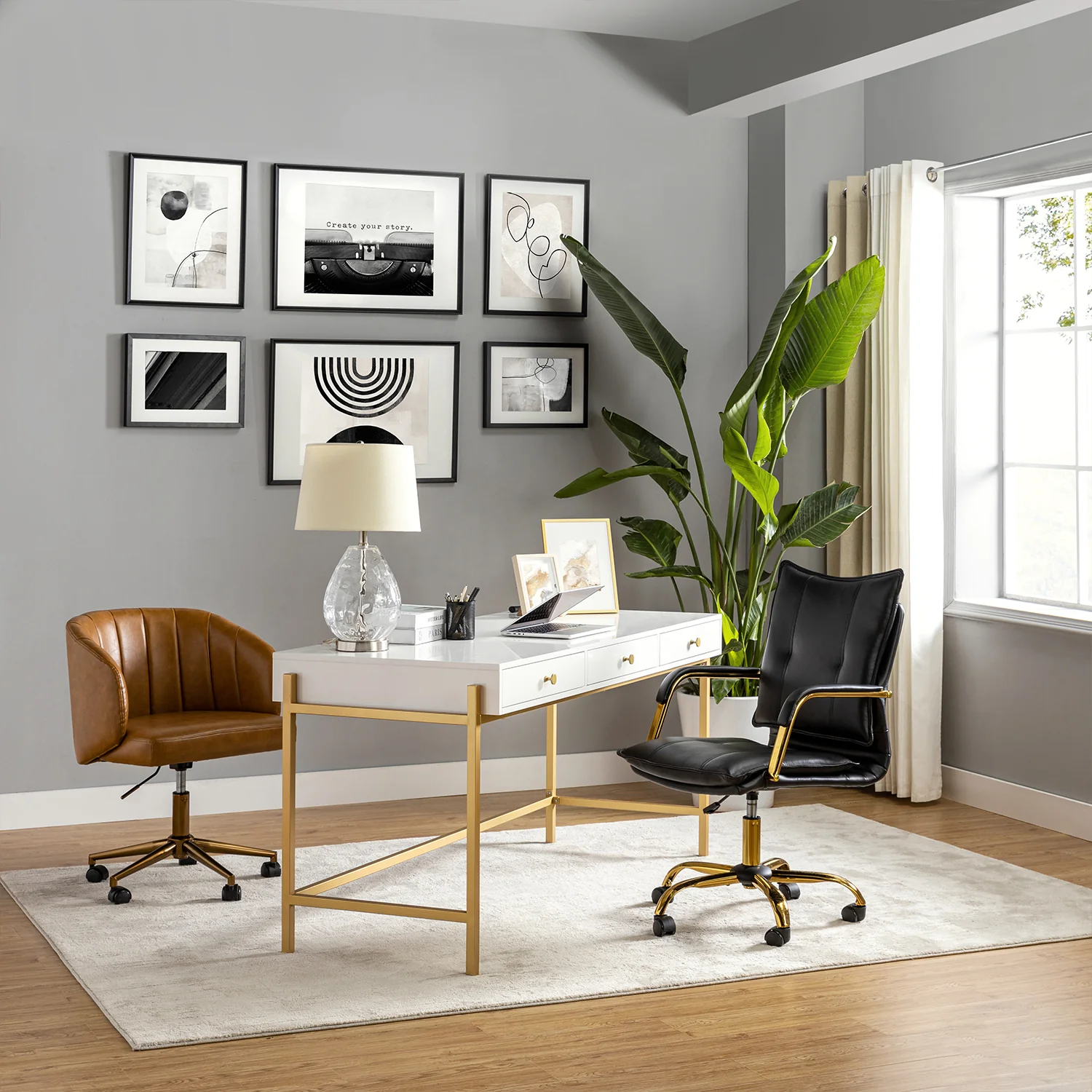 Maryland Office Chair in Black - Image 3