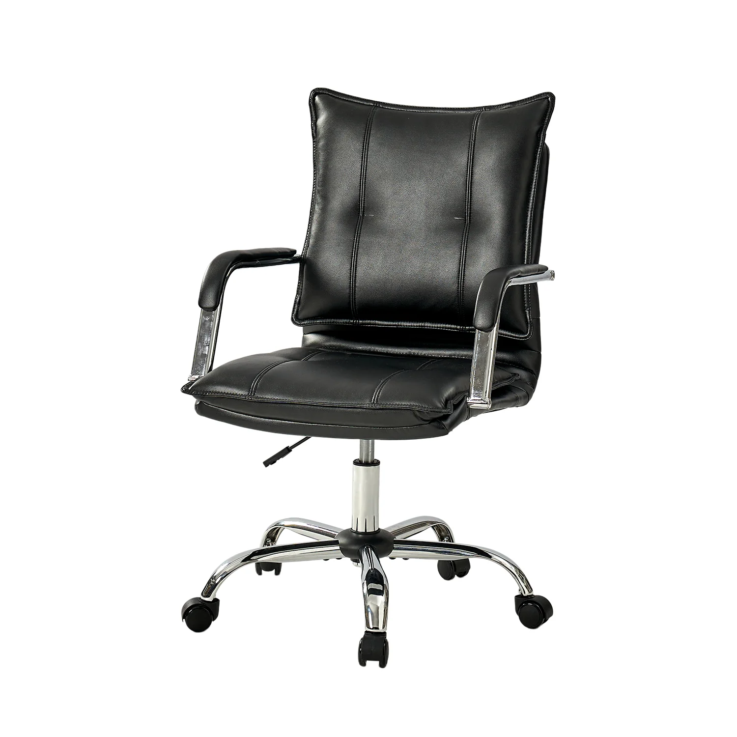 Leather Task Chair in Black - Image 2