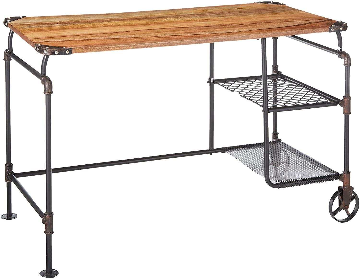 Olga Antique Black Desk - Image 3