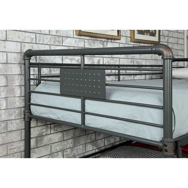 Olga Antique Black Twin/Full/Queen Bunk Bed - Image 3