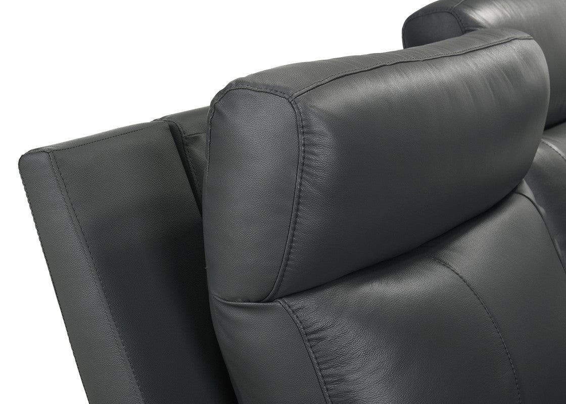 Oliverus Dark Gray Power Sectional - Image 6