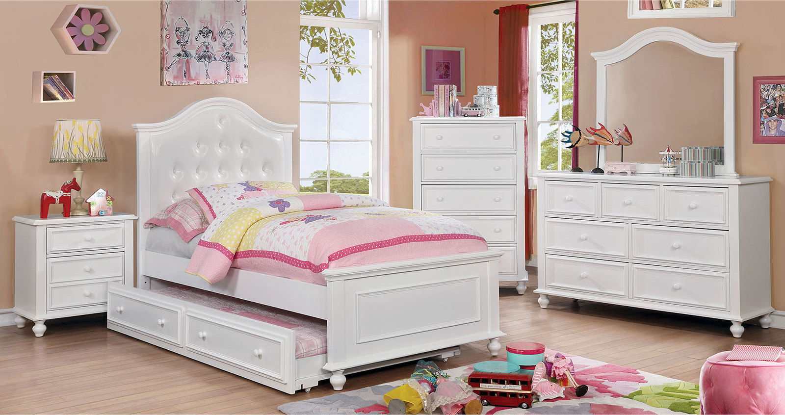 Olivia White Dresser - Image 3