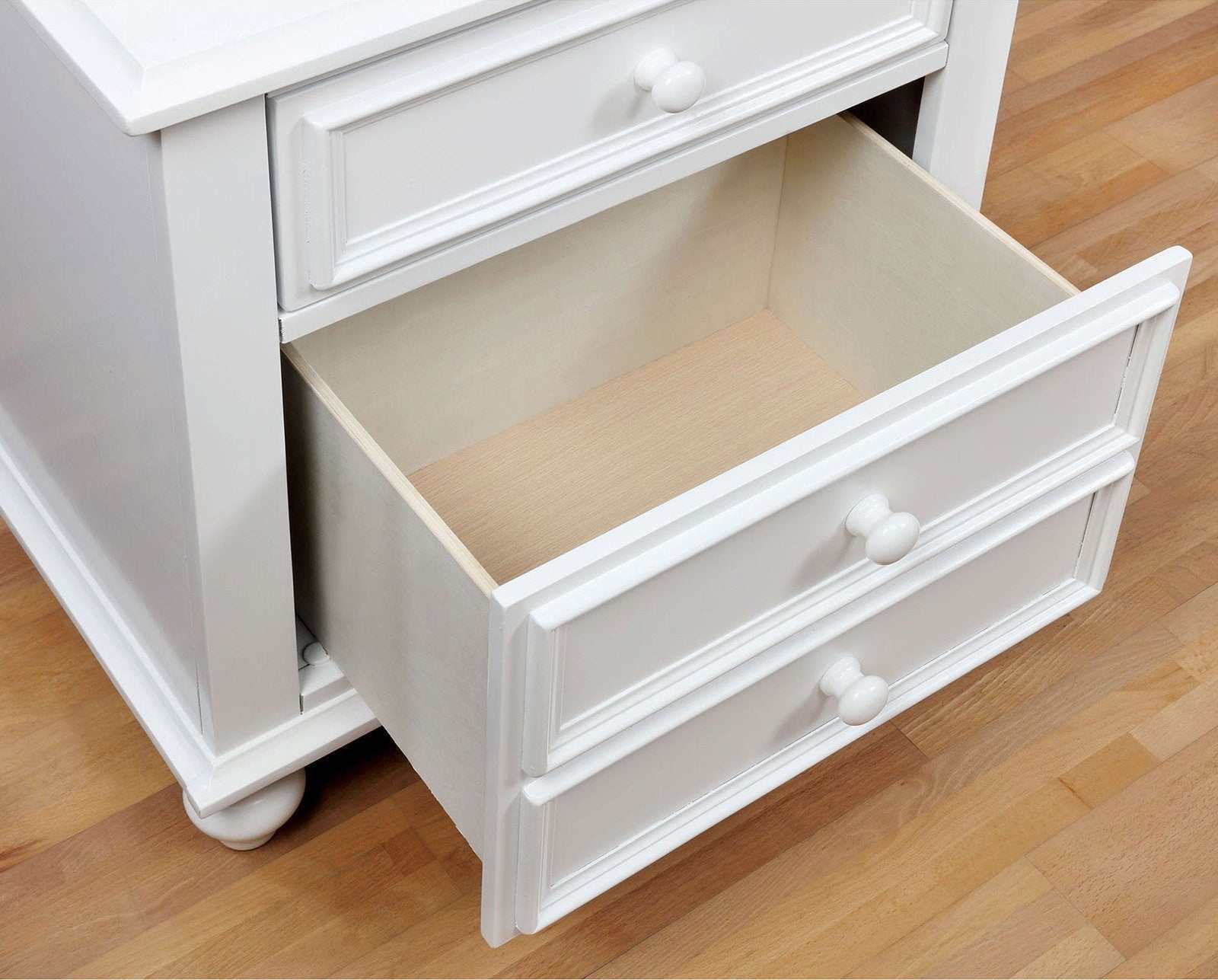 Olivia White Nightstand - Image 3