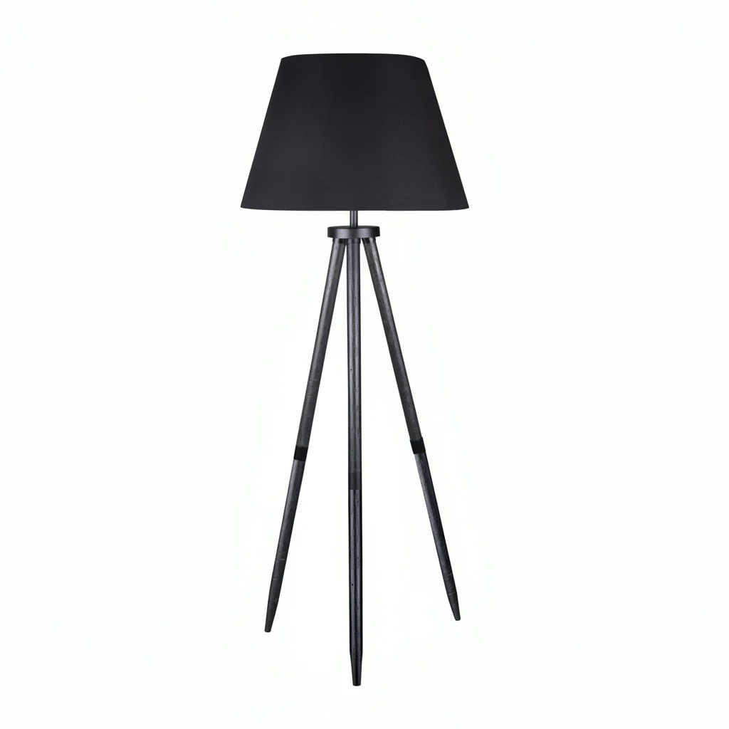 Orhan Wood Floor Lamp - Image 2