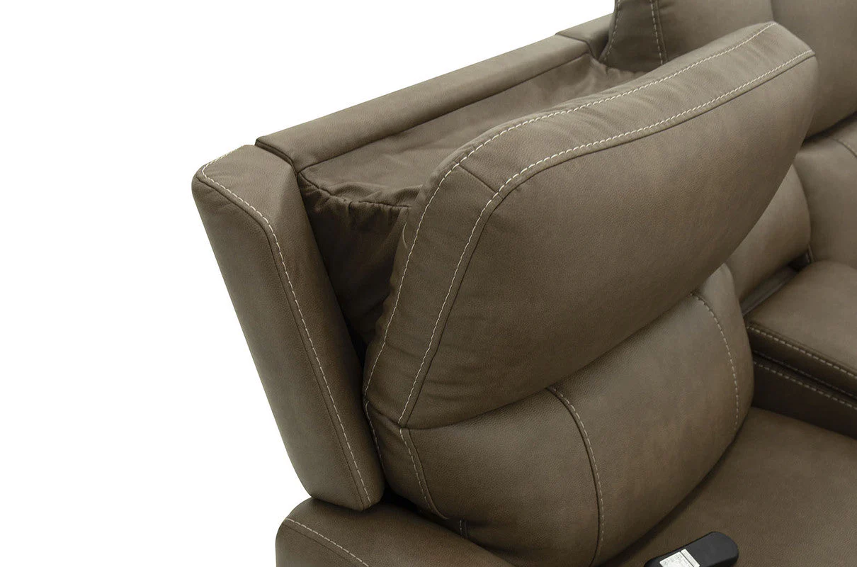 Orpheus Brown Power Sectional w/ Lift Chair - Image 2