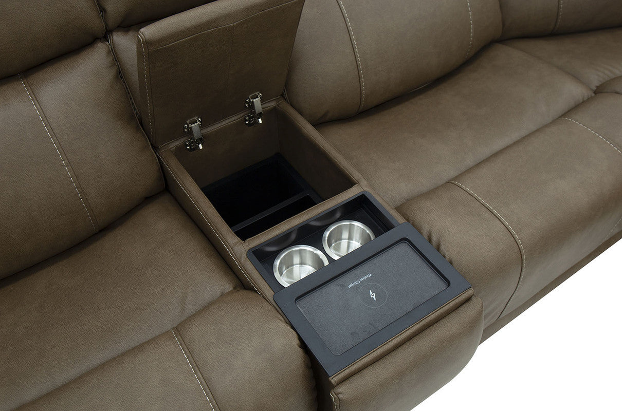 Orpheus Brown Power Sectional w/ Lift Chair - Image 3