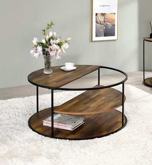 Orrin Black & Walnut Coffee Table - Image 2