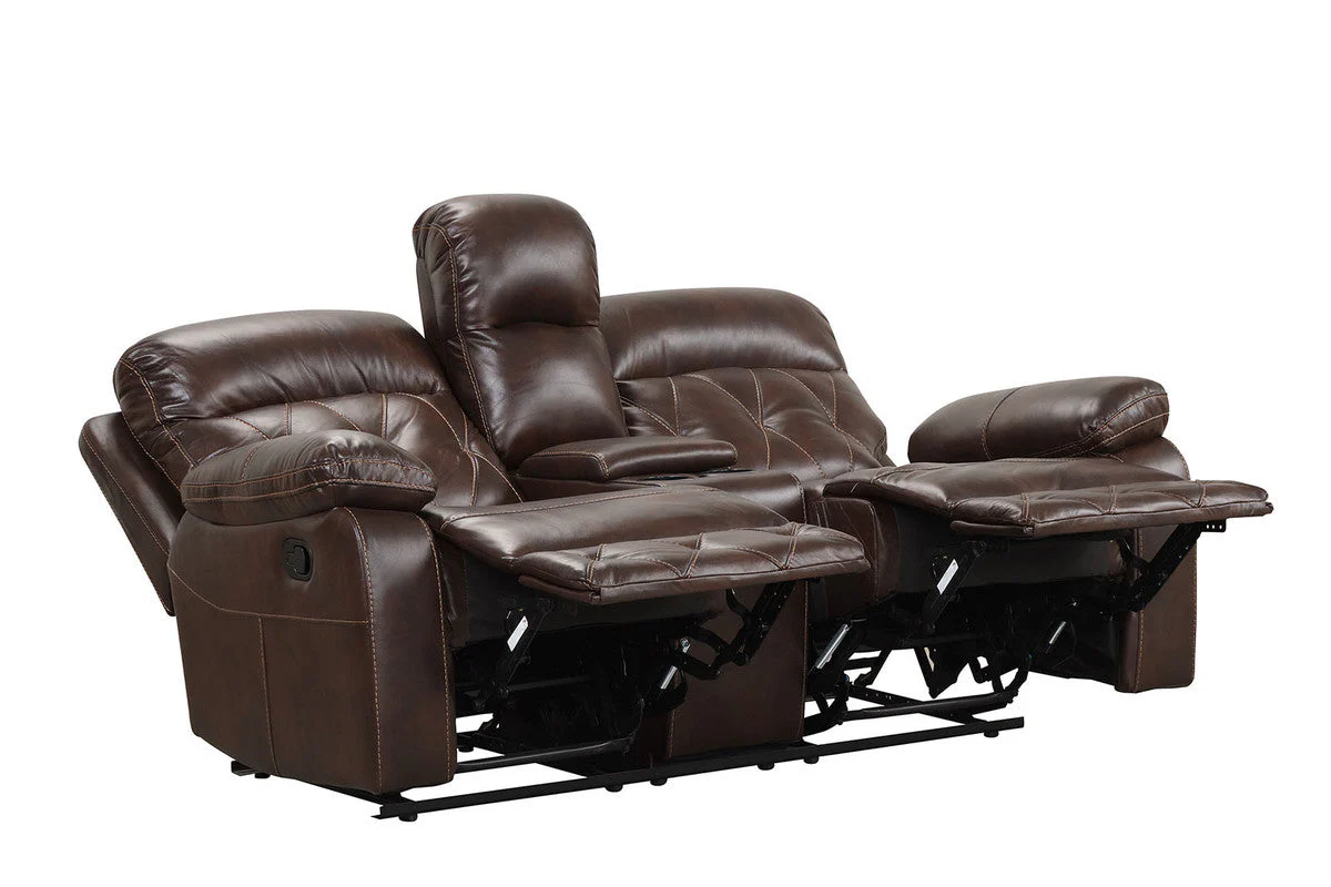 Osias Brown Loveseat - Image 4