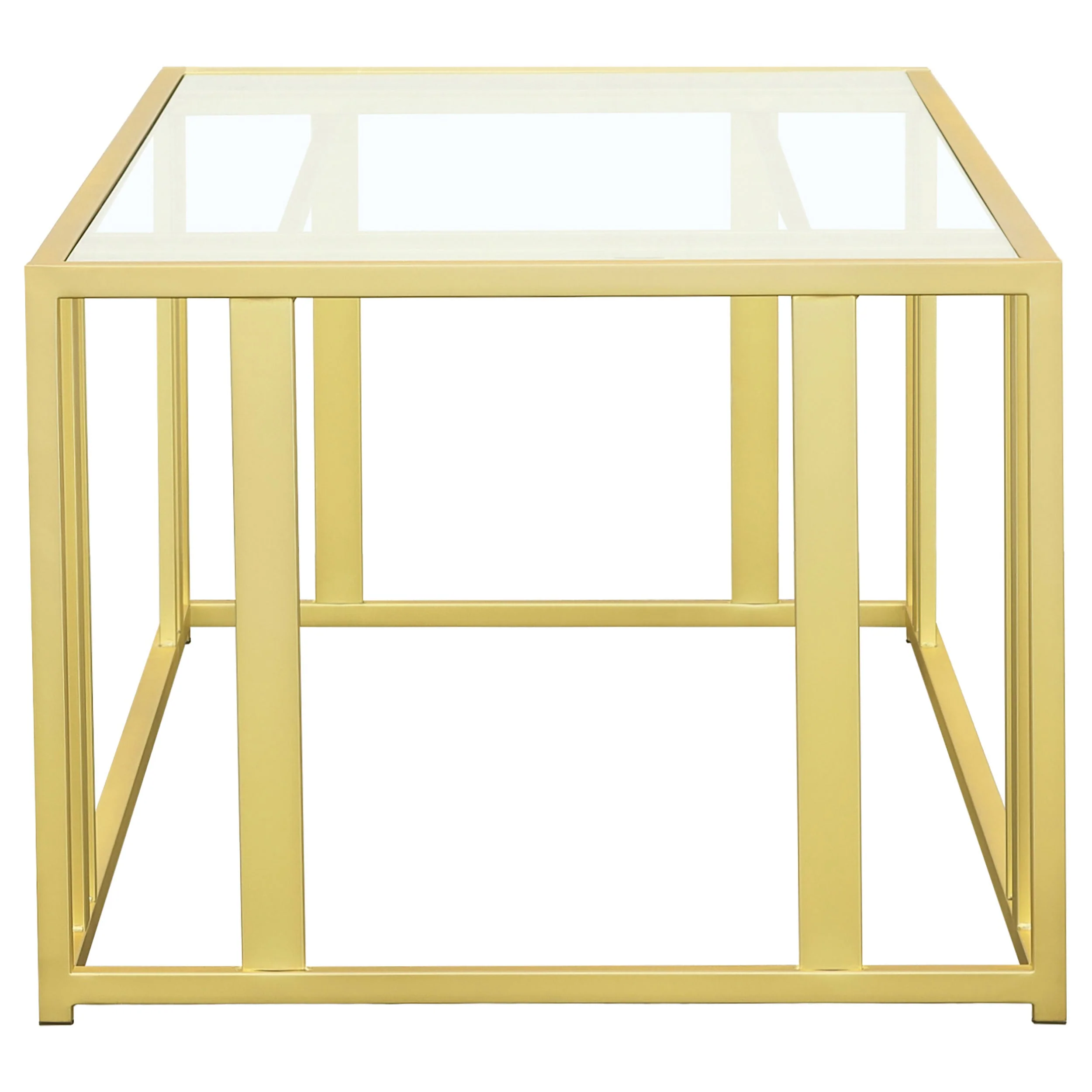 Adri Rectangular Glass Top Coffee Table - Image 11