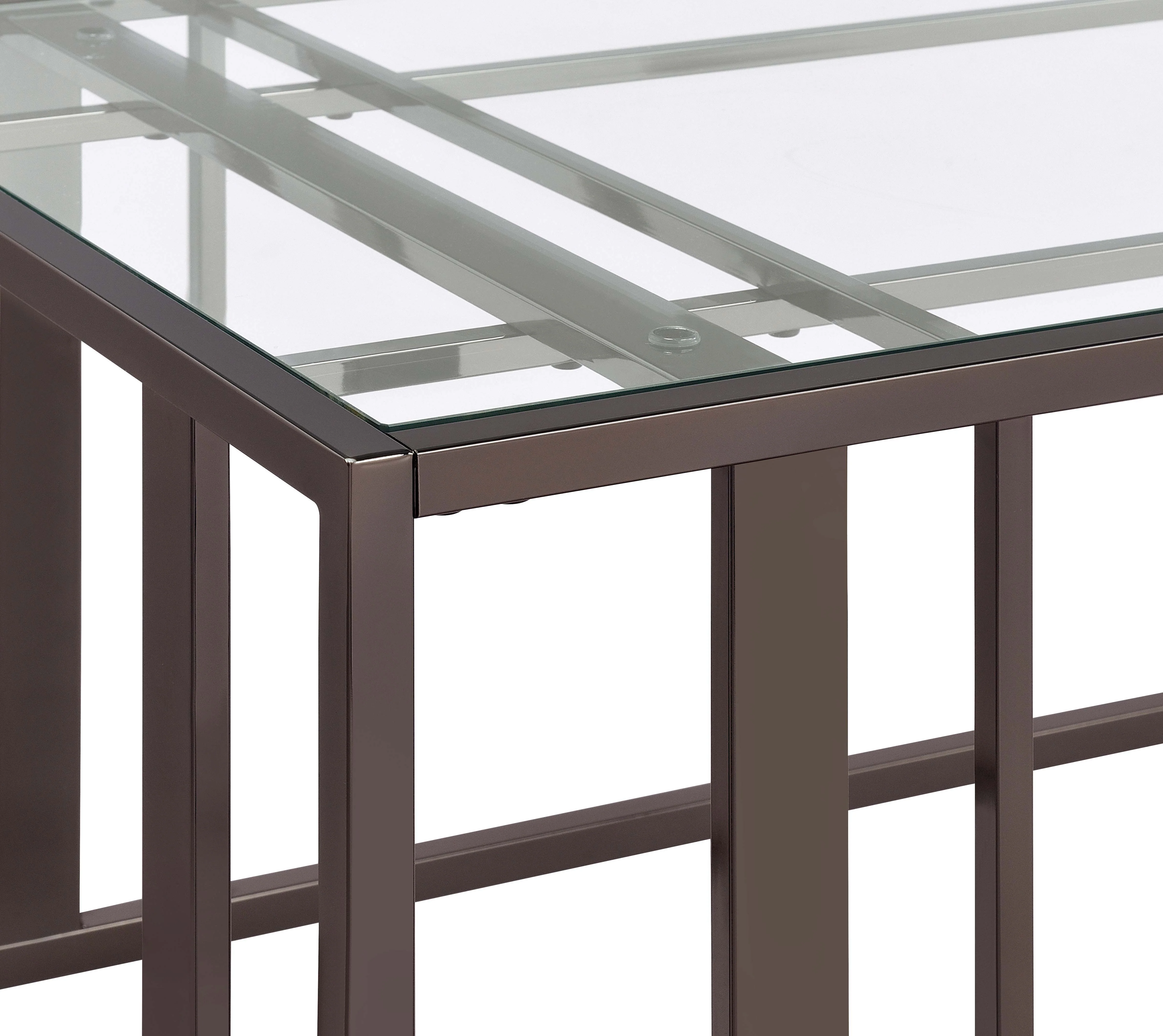 Adri Glass Top Entryway Console Table - Image 18
