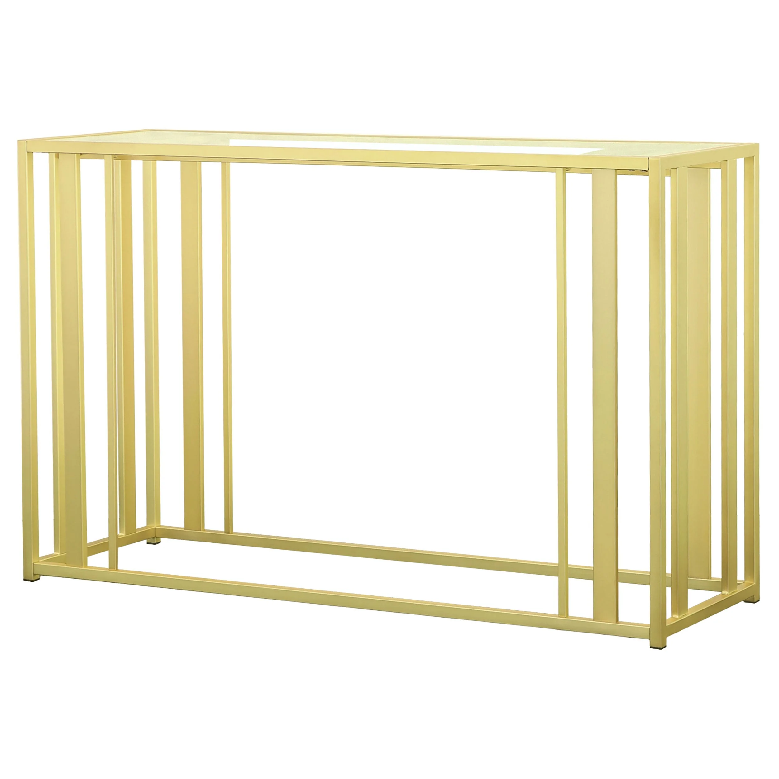 Adri Glass Top Entryway Console Table - Image 9