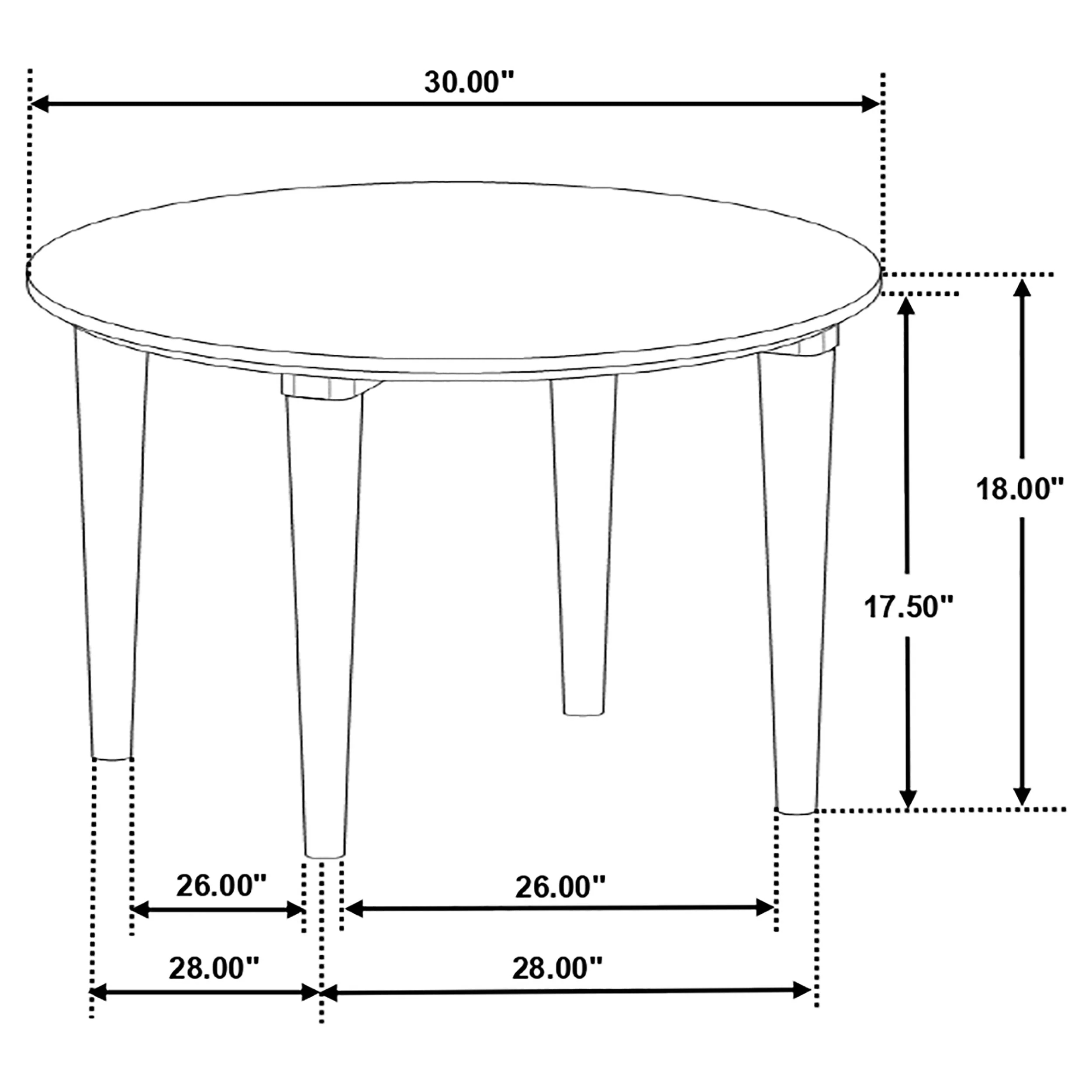 Aldis Round Marble Top Coffee Table White and Natural - Image 7