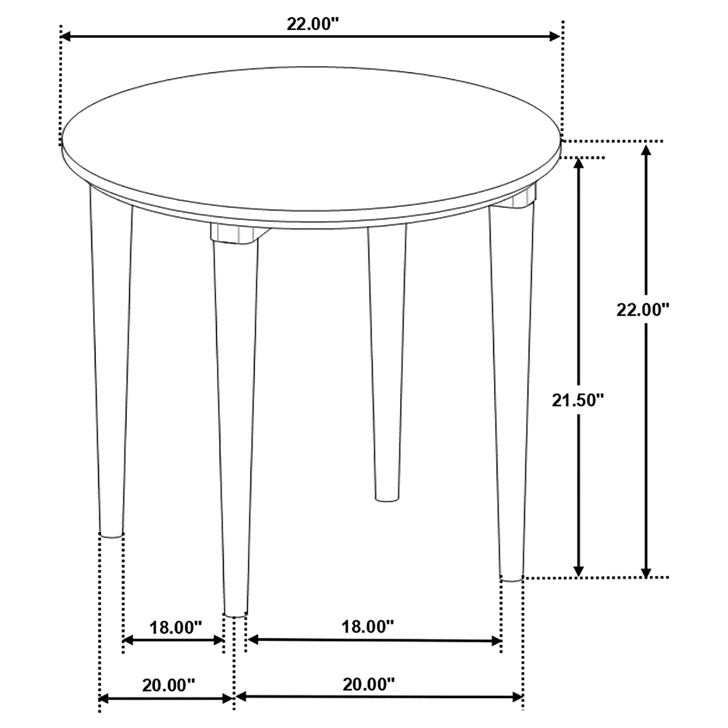 Aldis Round Marble Top Side End Table White and Natural - Image 7