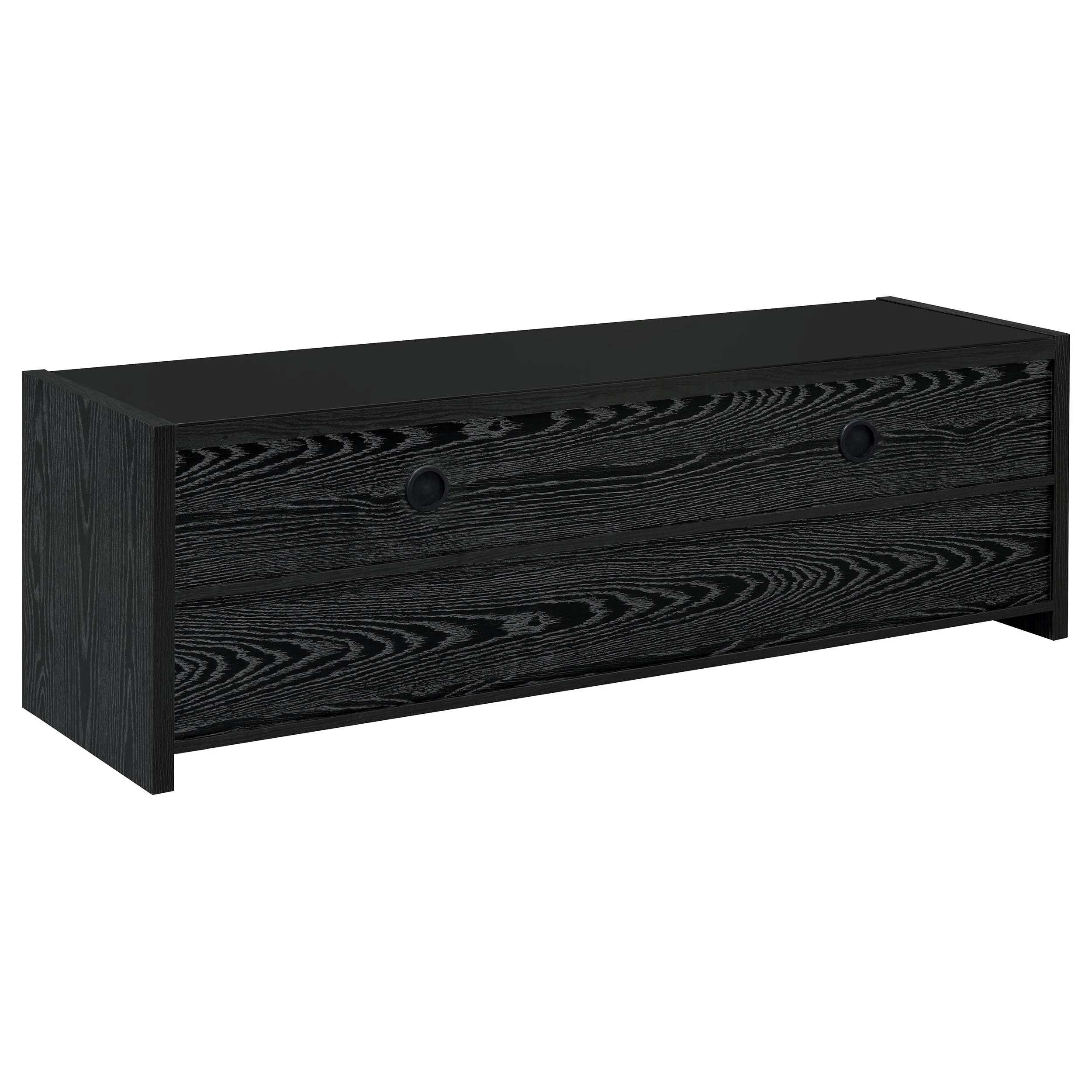 Alton 3-drawer Engineered Wood 61-inch TV Stand Black Oak - Image 7