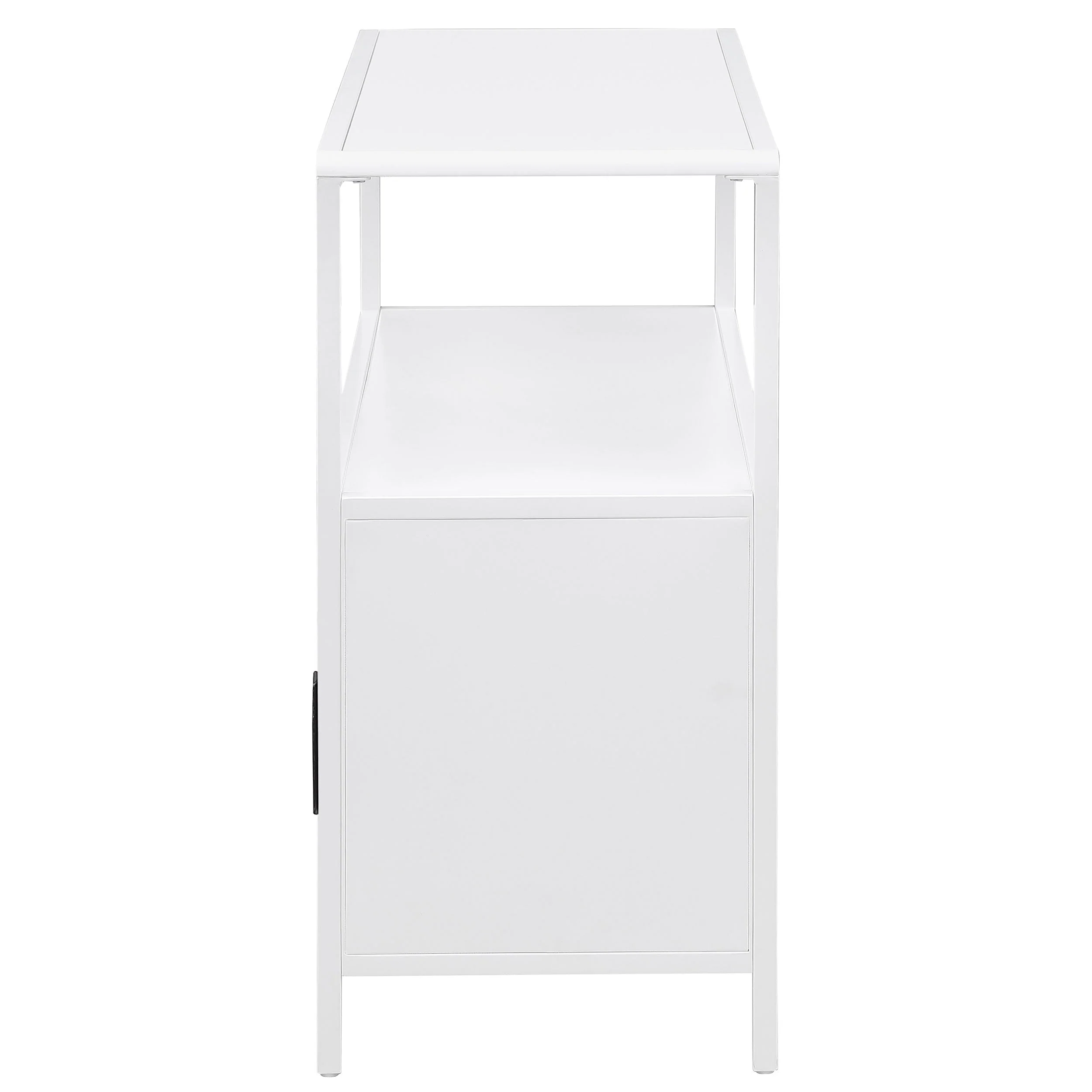 Amherst 2-door Radio Weave Cane Metal Accent Cabinet - Image 7