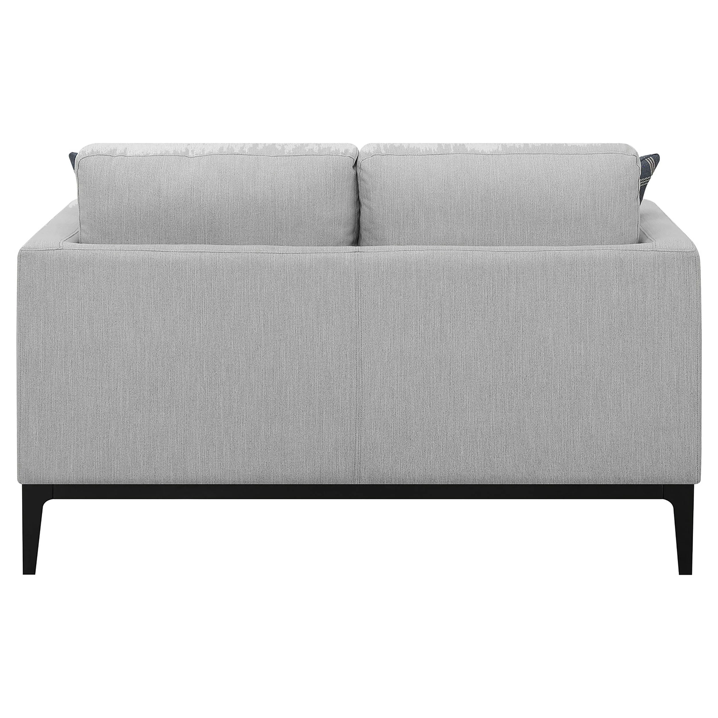 Apperson Upholstered Track Arm Loveseat Light Grey - Image 8