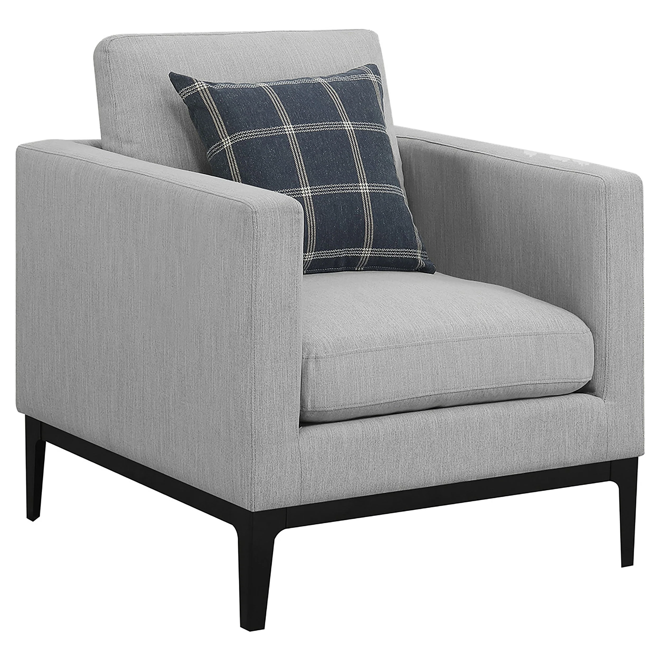 Apperson Upholstered Track Arm Sofa Set Light Grey - Image 20