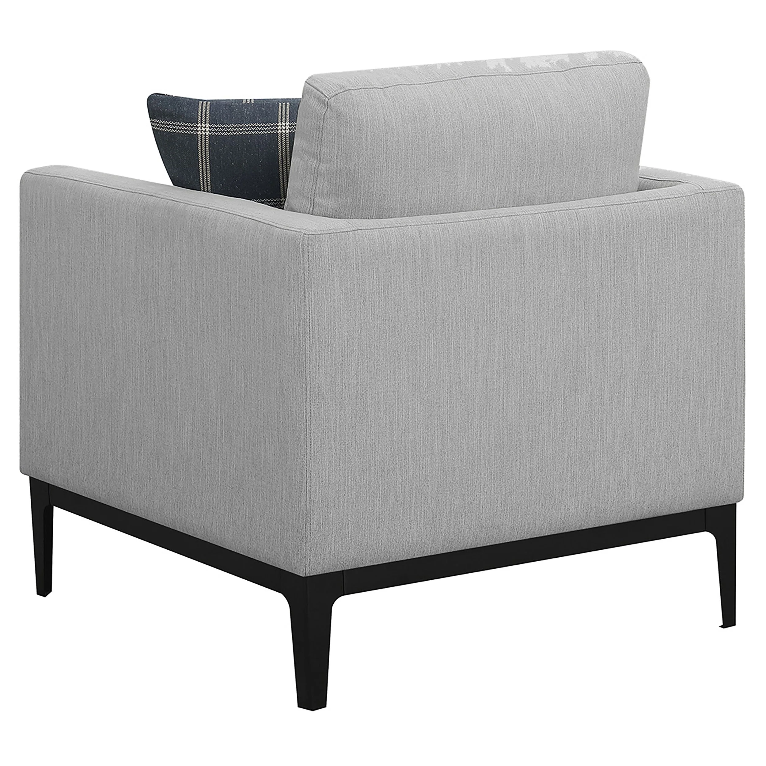 Apperson Upholstered Track Arm Sofa Set Light Grey - Image 24