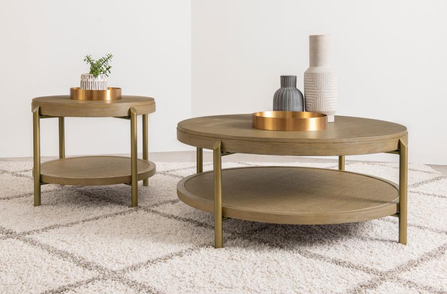 Arini Round Coffee and End Table Set - Image 2