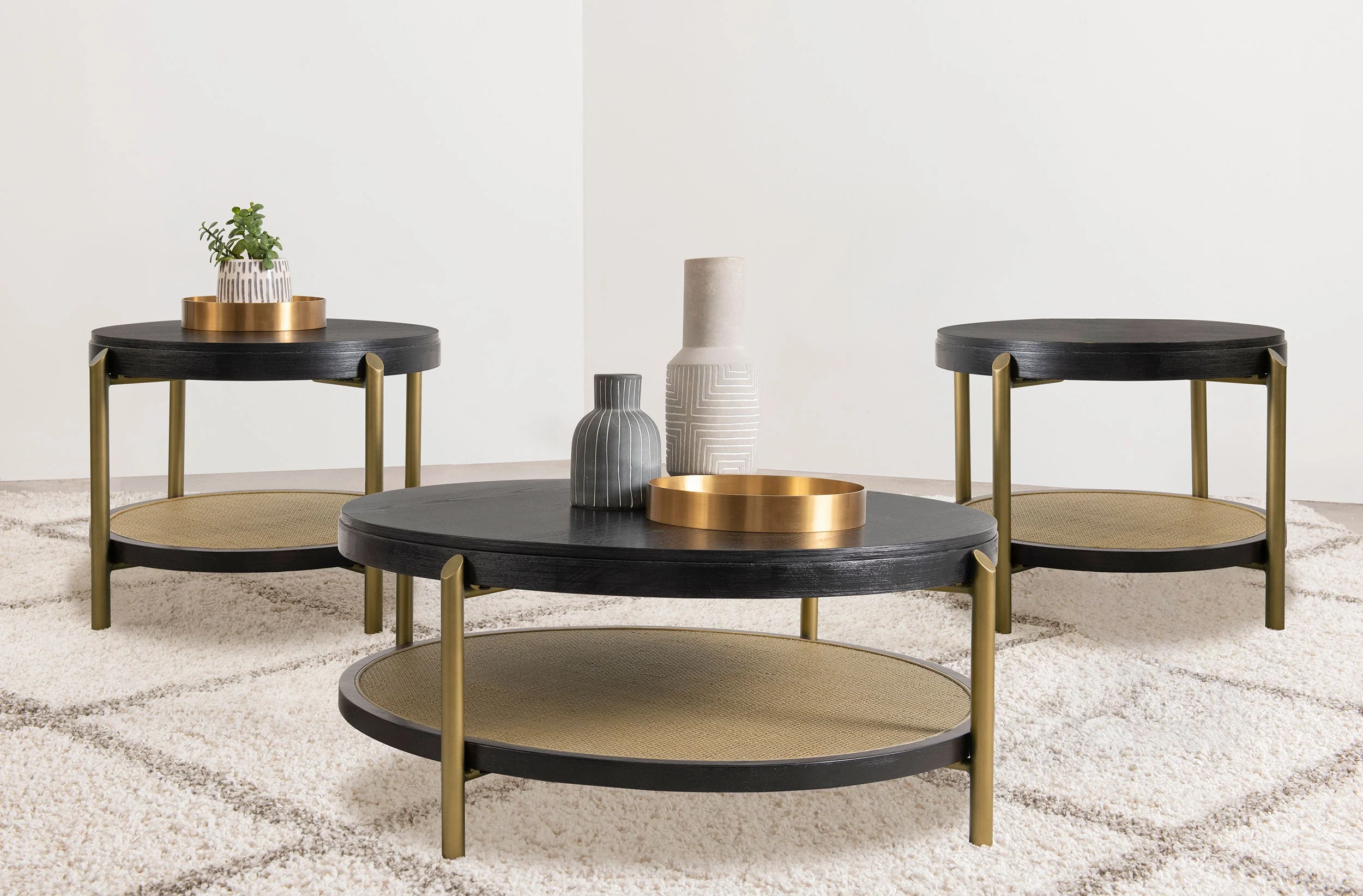 Arini Round Coffee and End Table Set - Image 8