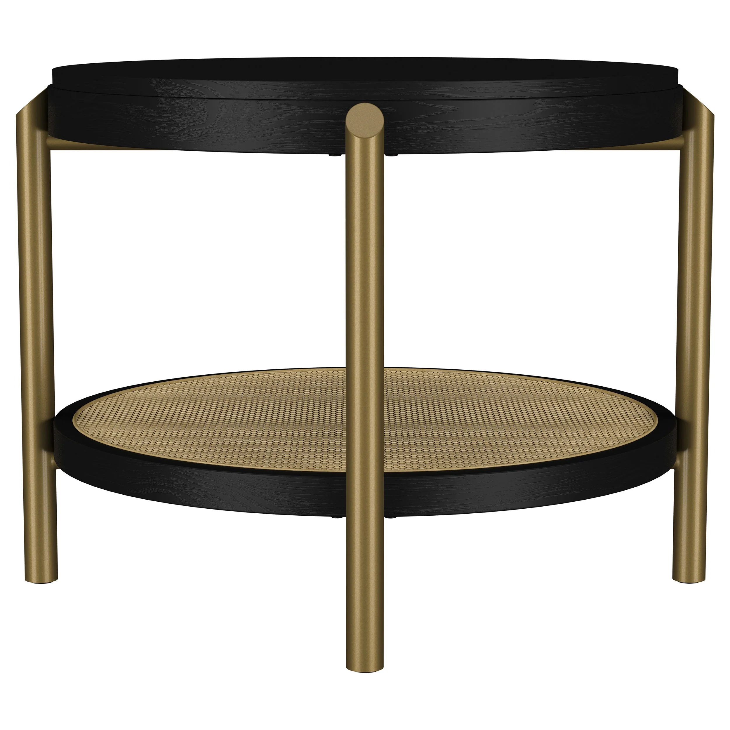 Arini Round End Side Table With Storage Shelf - Image 12
