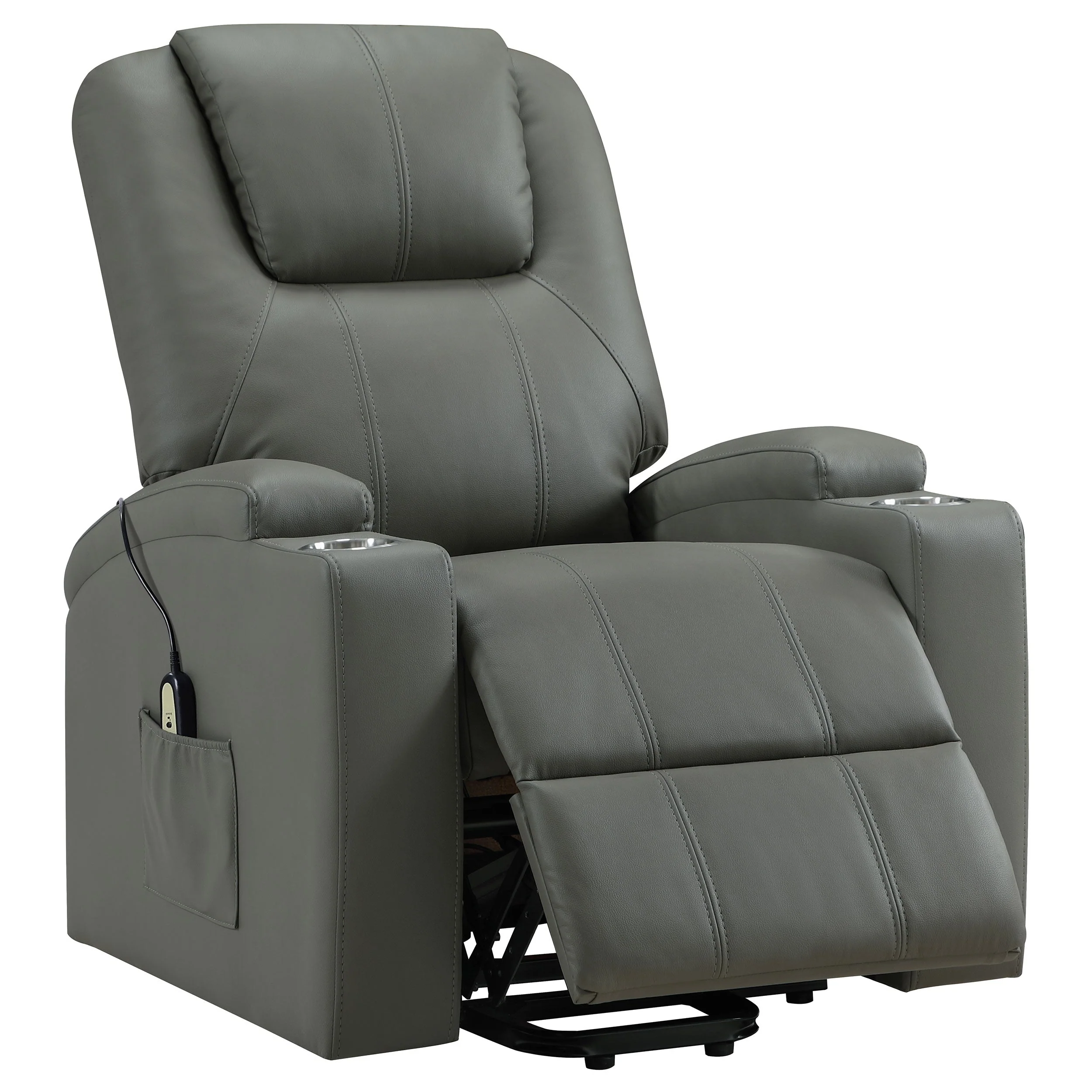 Armstrong Upholstered Power Lift Massage Recliner - Image 10