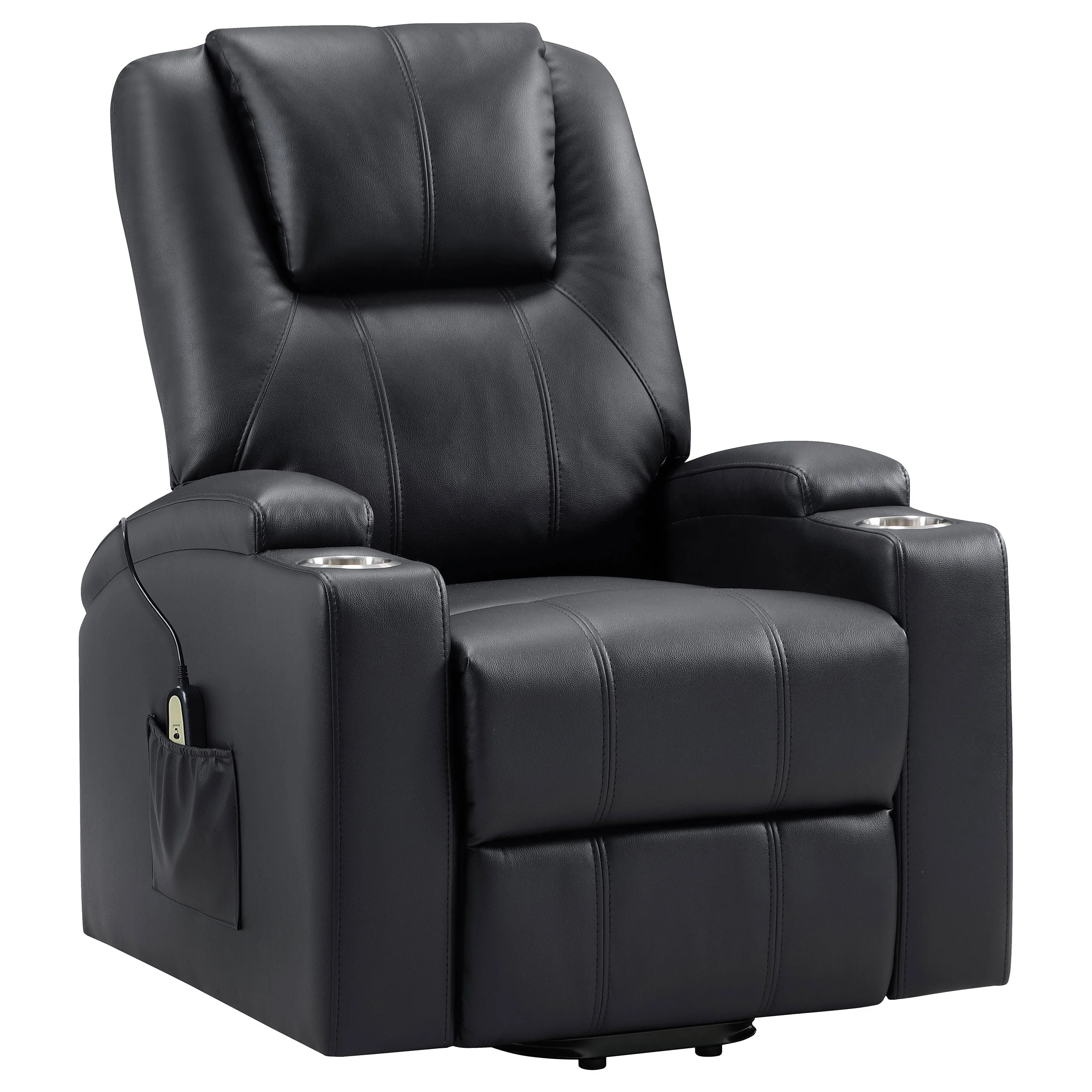 Armstrong Upholstered Power Lift Massage Recliner - Image 26
