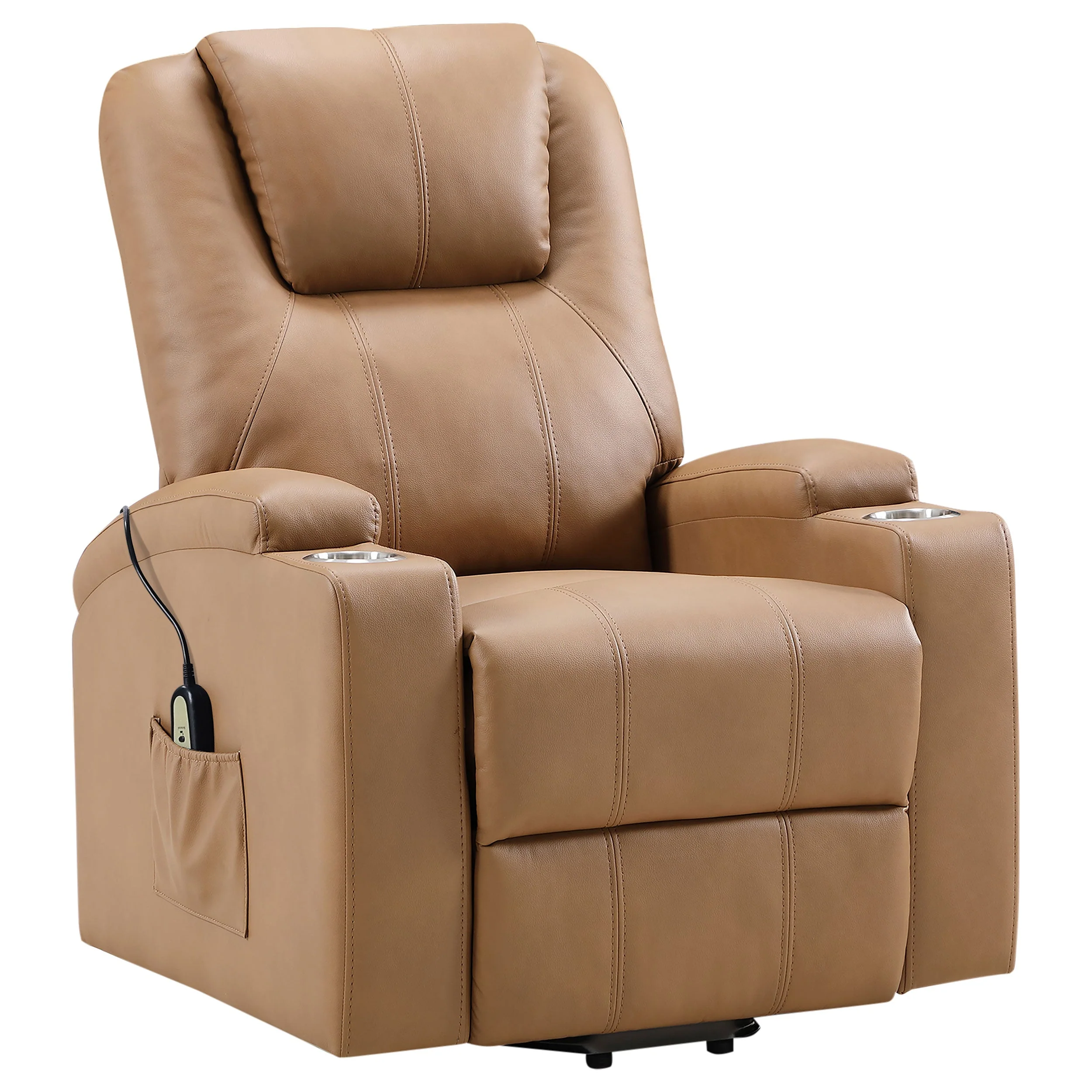Armstrong Upholstered Power Lift Massage Recliner - Image 27