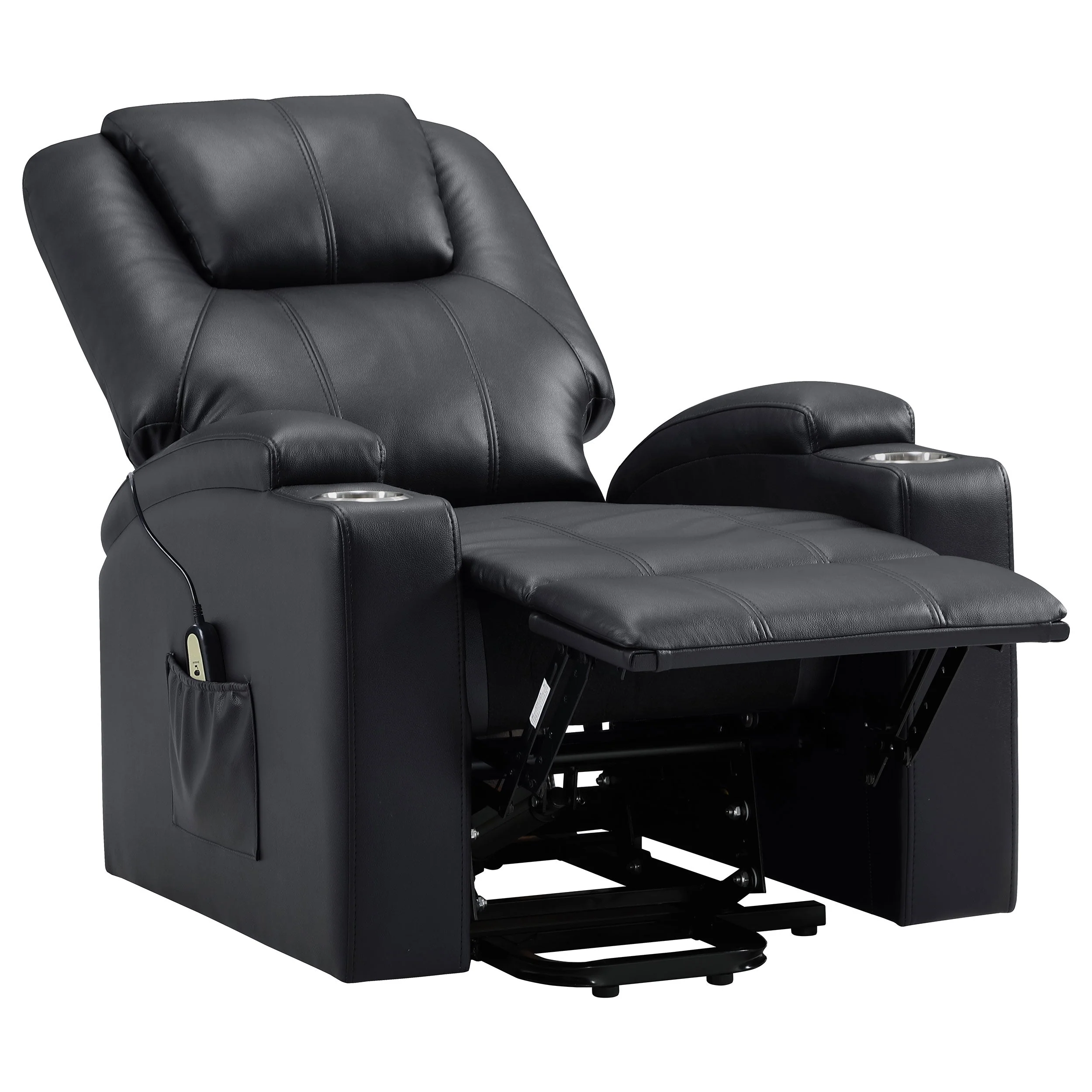 Armstrong Upholstered Power Lift Massage Recliner - Image 31
