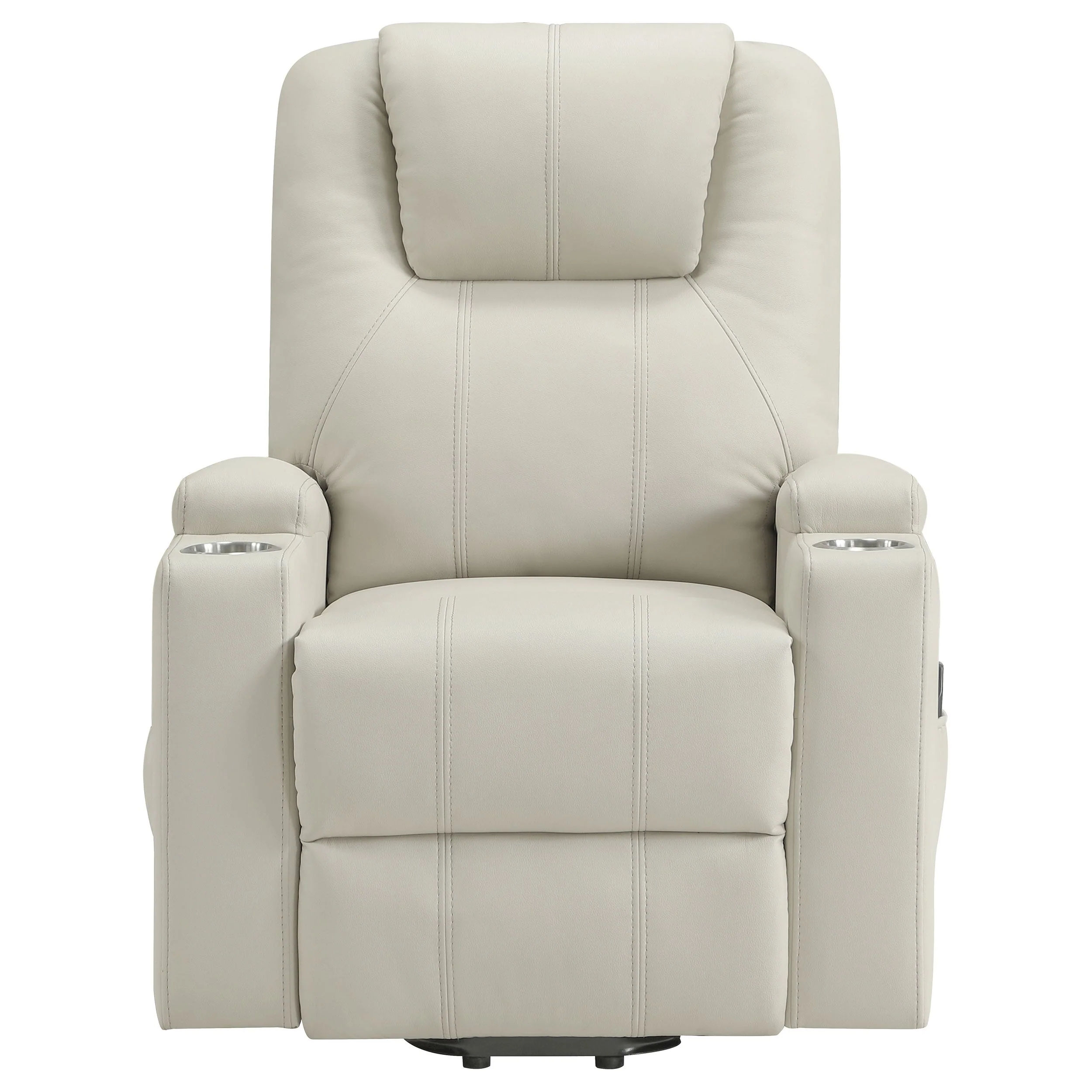 Armstrong Upholstered Power Lift Massage Recliner - Image 39