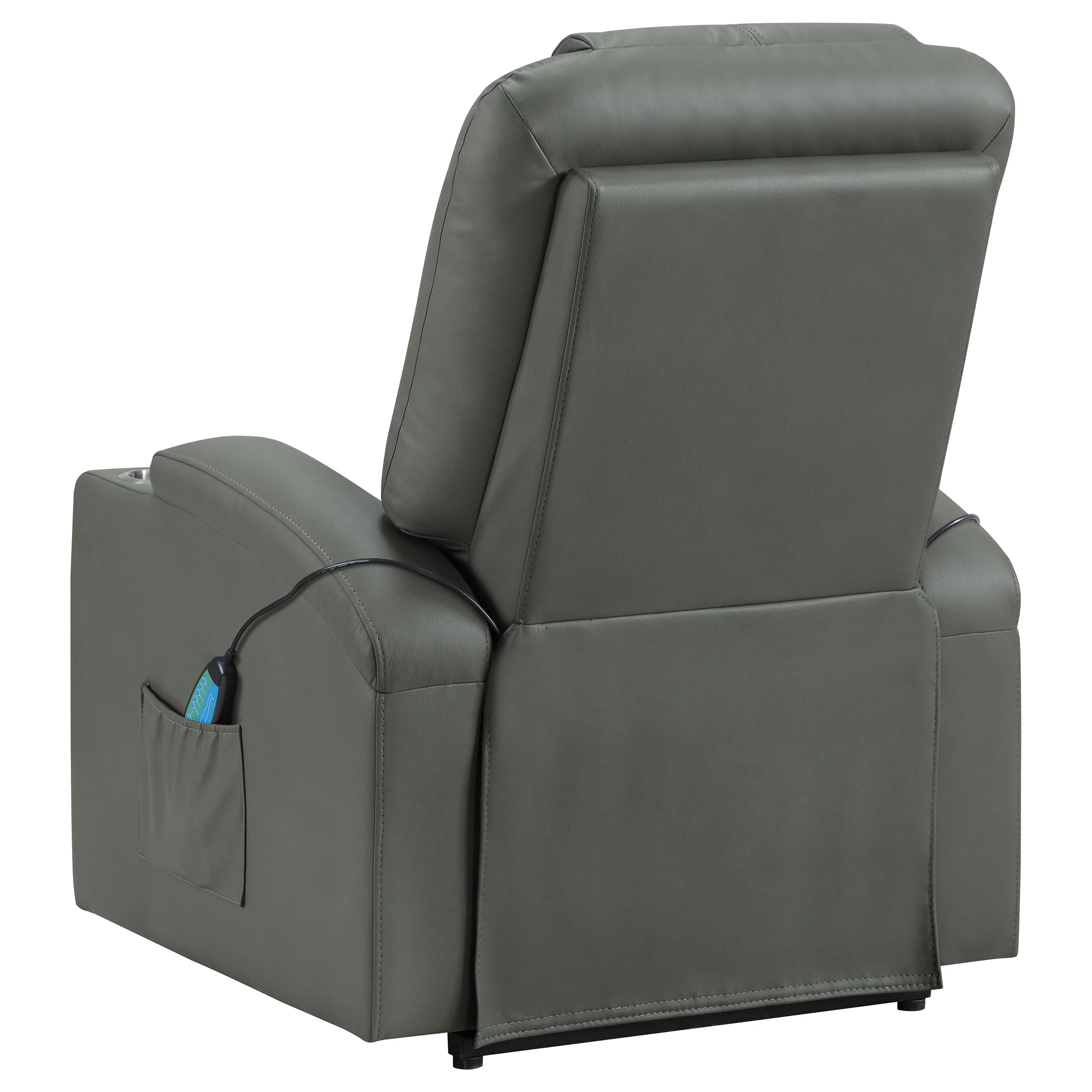 Armstrong Upholstered Power Lift Massage Recliner - Image 50