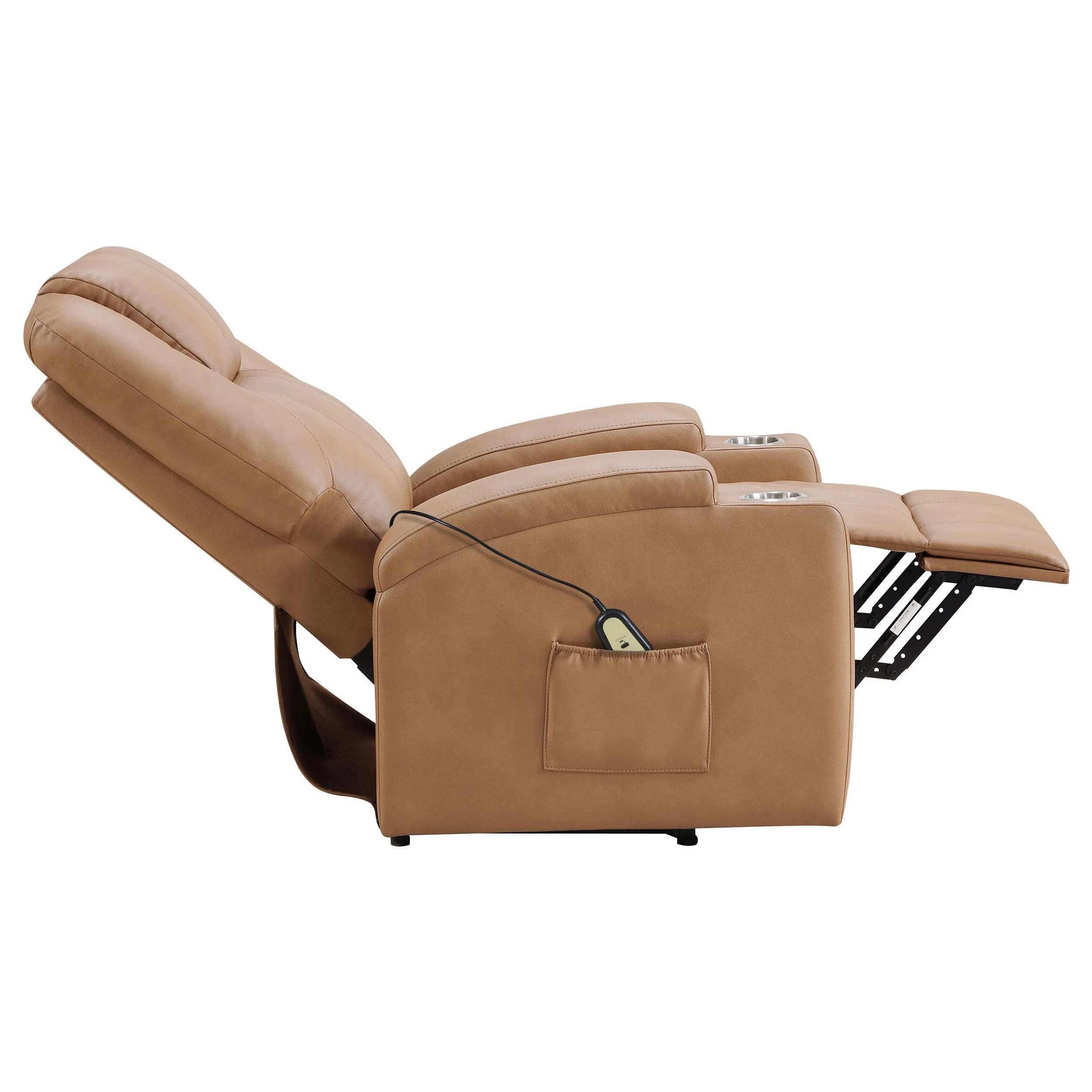 Armstrong Upholstered Power Lift Massage Recliner - Image 52