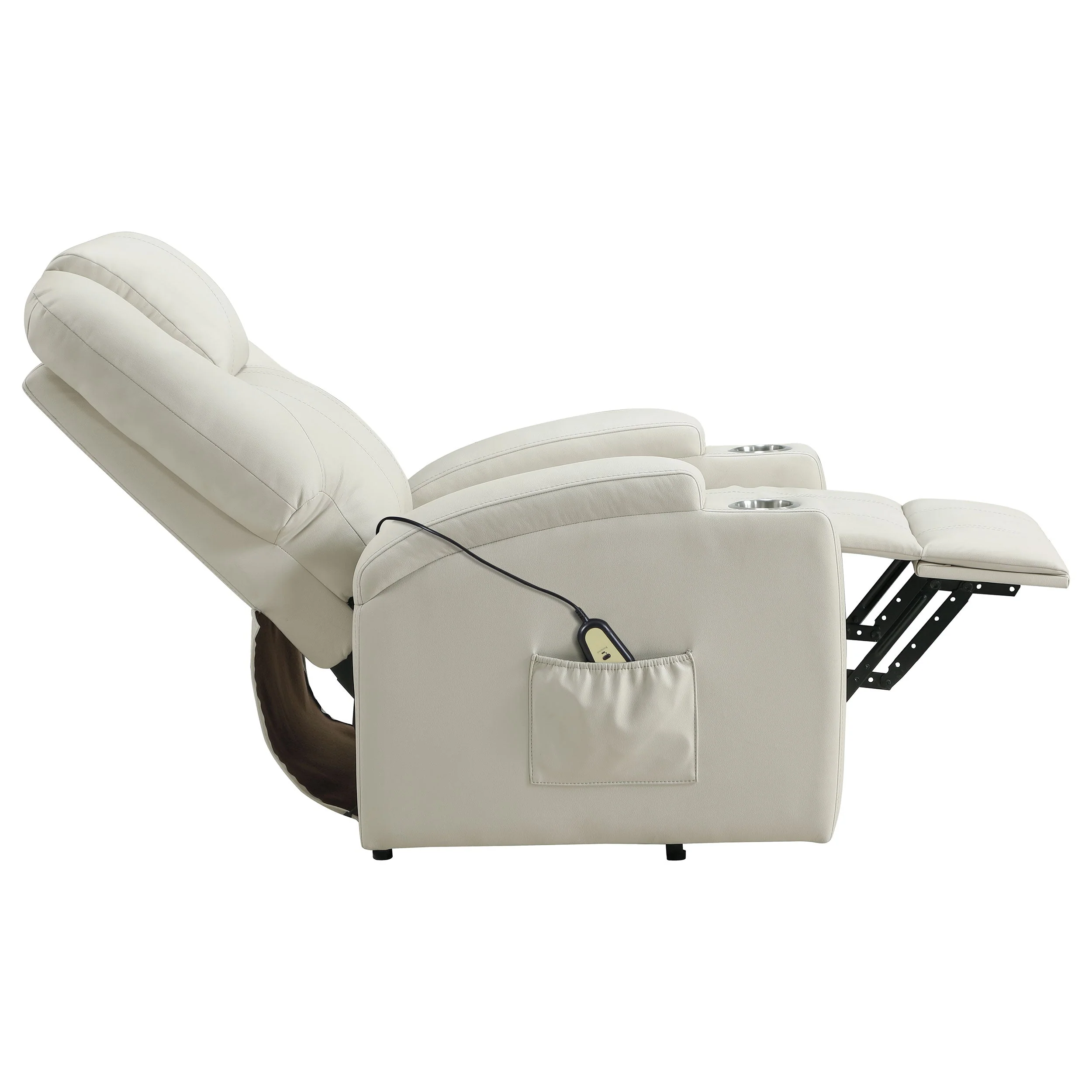Armstrong Upholstered Power Lift Massage Recliner - Image 54