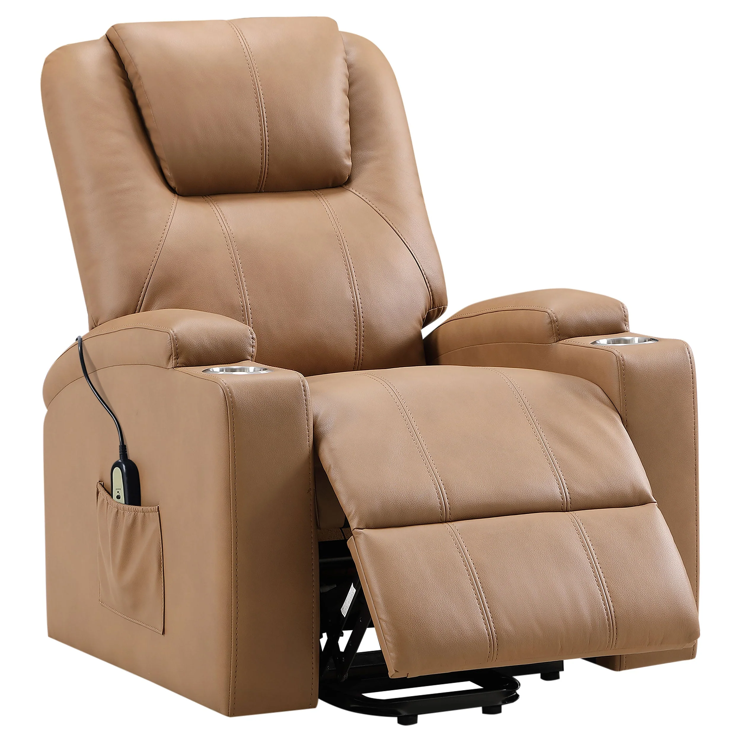 Armstrong Upholstered Power Lift Massage Recliner - Image 7