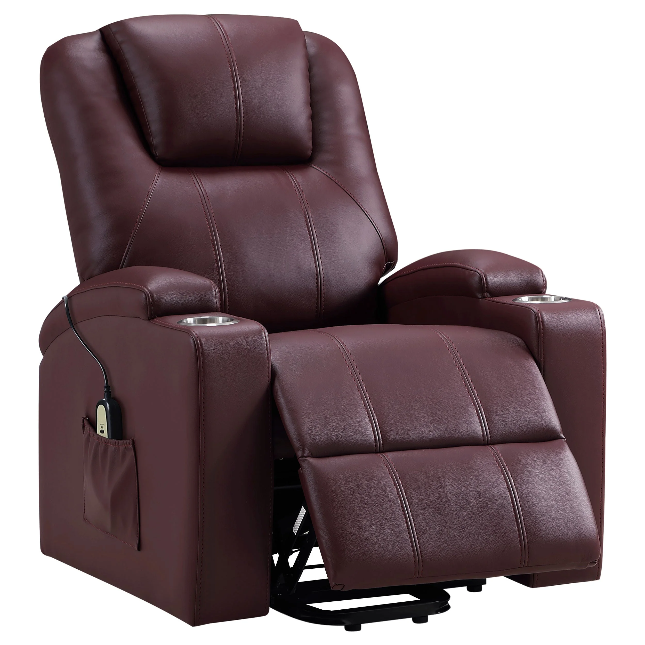 Armstrong Upholstered Power Lift Massage Recliner - Image 8